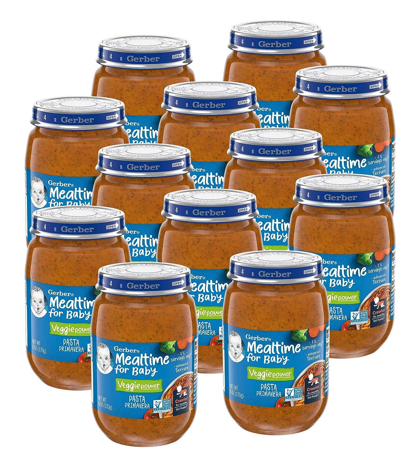 Gerber 3rd Foods Mealtime for Baby Veggie Power Baby Food Jar