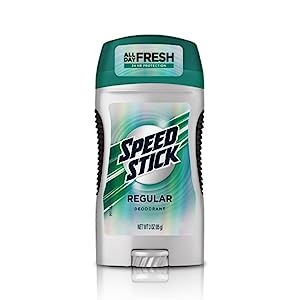 Speed Stick Men's Deodorant, Regular, 3 Ounce, 4 Pack