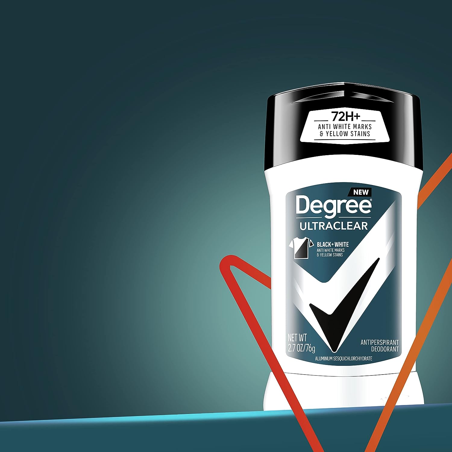 Degree Men UltraClear Antiperspirant Deodorant Black + White 4 count 72-Hour Sweat & Odor Protection Antiperspirant For Men With MotionSense Technology...