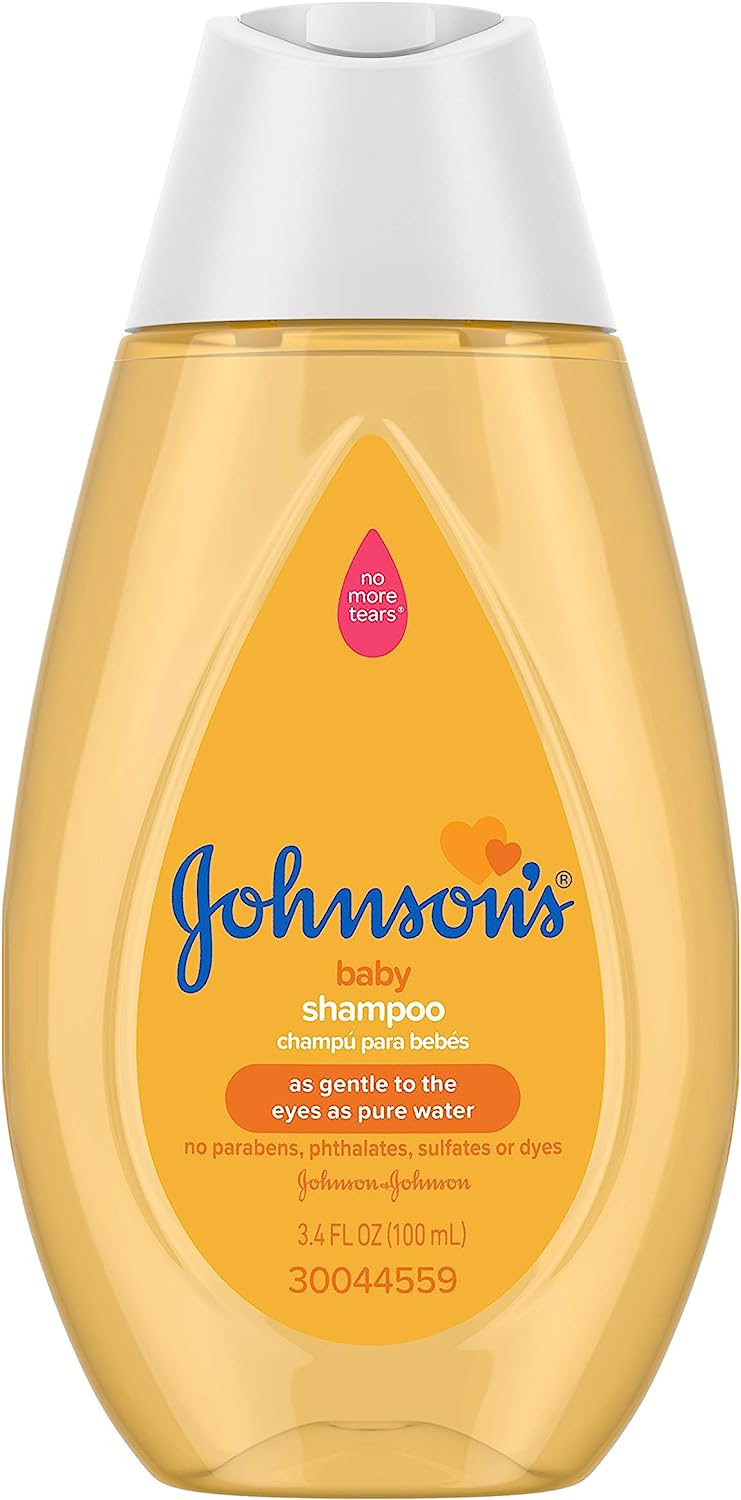 Johnson's Baby Shampoo with Tear Free Formula, Hypoallergenic and Free of Parabens, Phthalates, Sulfates and Dyes, Convenient TSA-Compliant Travel-Size...