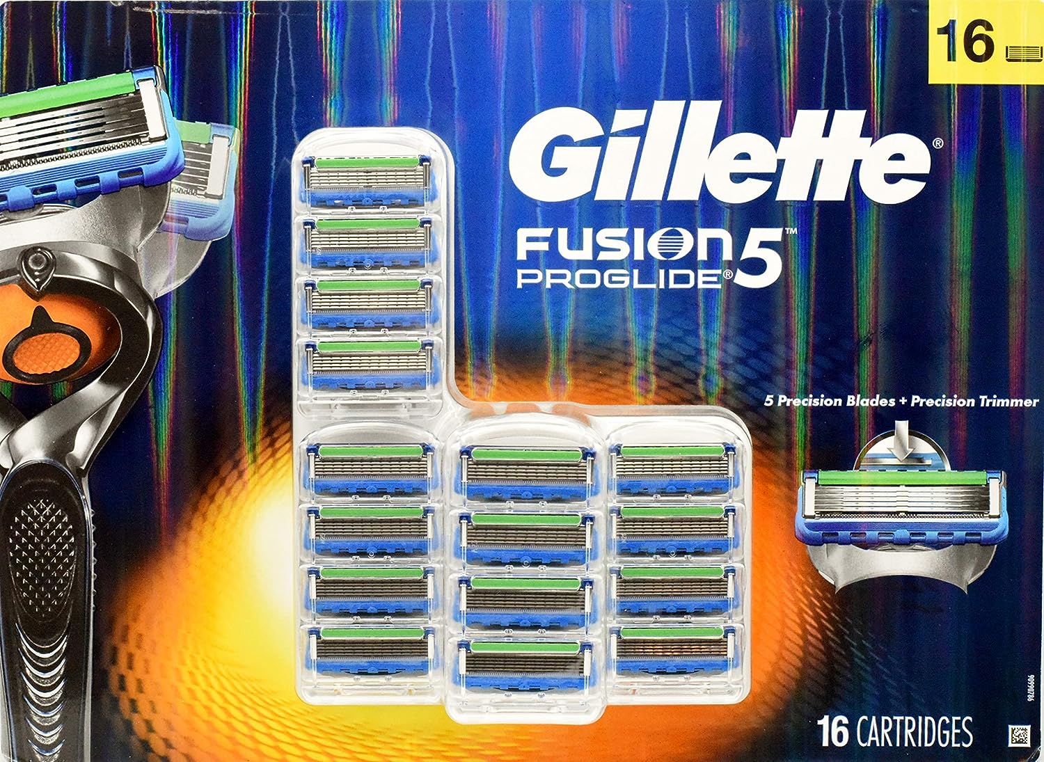 Gillette Fusion 5 ProGlide Precision Trimmer - Precision Trimmer + 5 Precision Blades +16 Cartridges