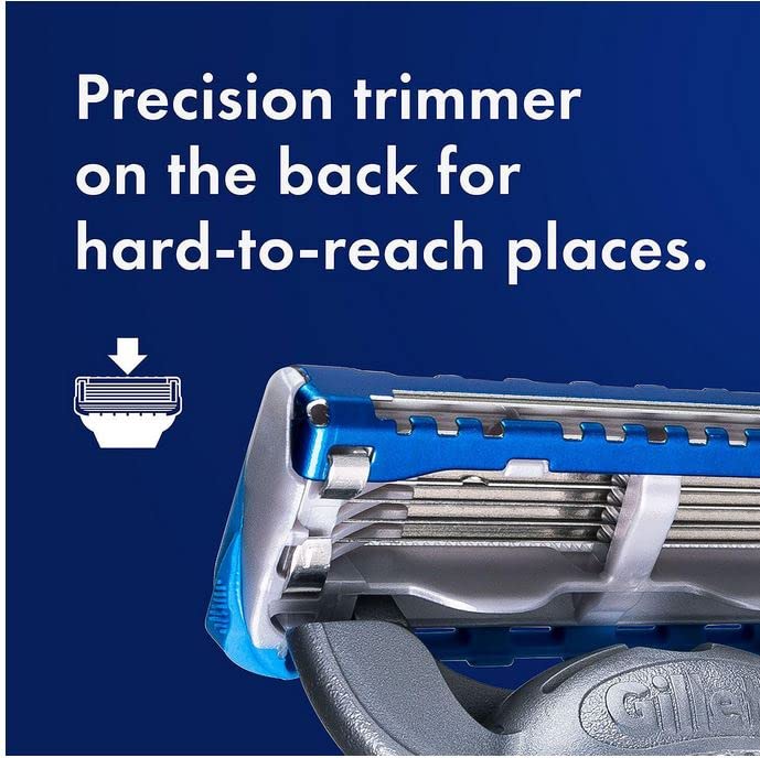 Gillette Fusion 5 ProGlide Precision Trimmer - Precision Trimmer + 5 Precision Blades +16 Cartridges