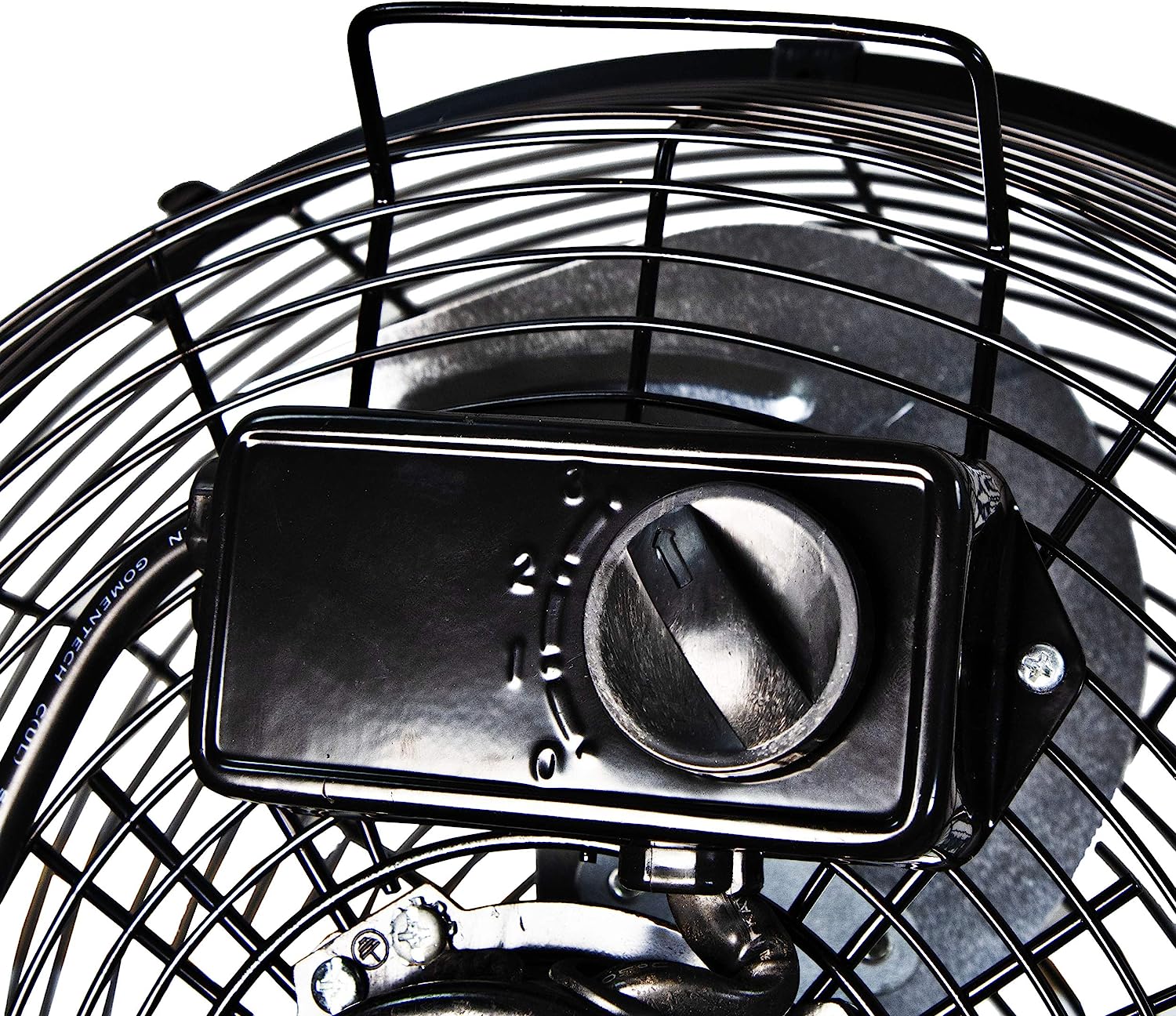 Comfort Zone CZHV12B High Velocity Cradle Fan | 3 Speed, 12 Inch Fan with All Metal Construction, Black