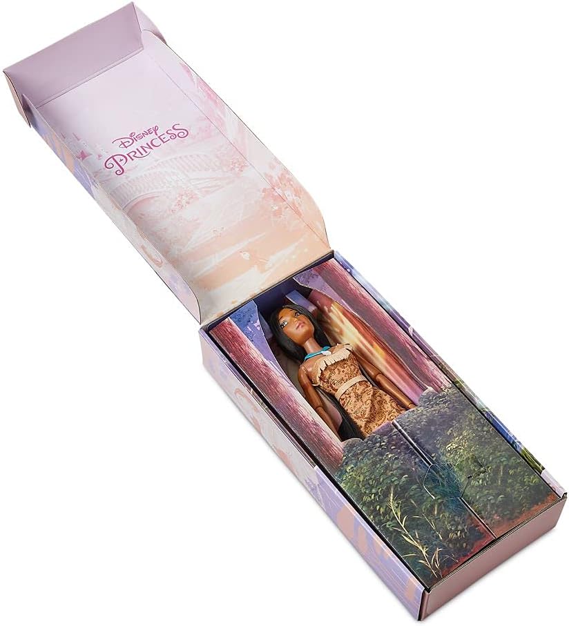 Disney Store Official Pocahontas Classic Doll for Kids, 11½ Inches, Includes Brush with Molded Details, Fully Posable and Detailed Toy - Suitable for Ages...