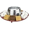 Brentwood Appliances TS603 Indoor Electric Stainless Steel S’Mores Maker with 4 Trays and 4 Roasting Forks, One Size, Multicolored