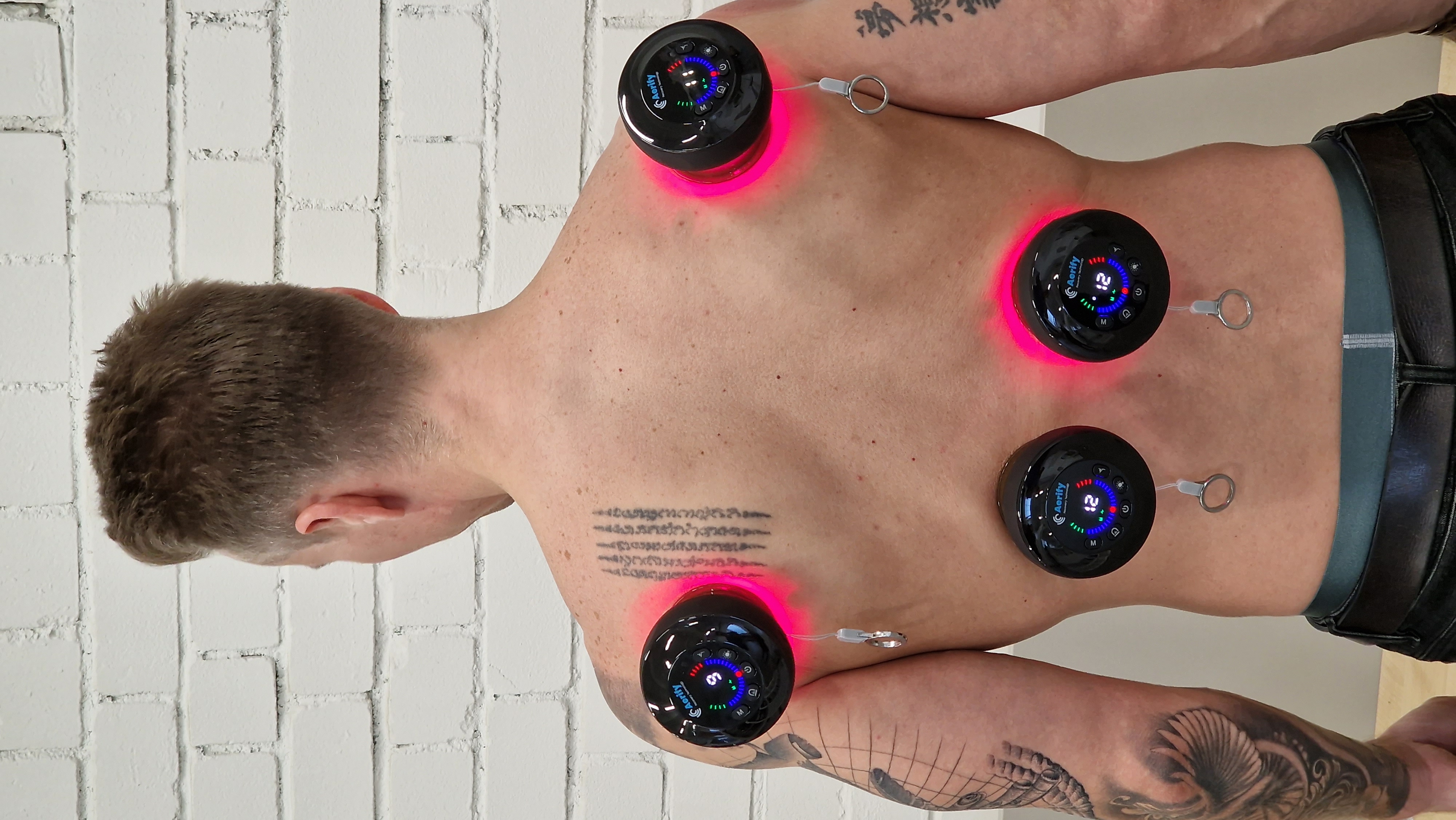 Dynamic Cupping With Red Light Therapy