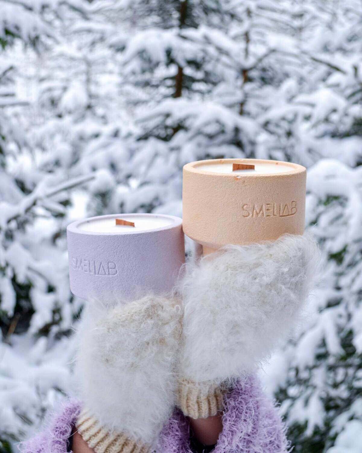 SMELLAB sojų vaško žvakė