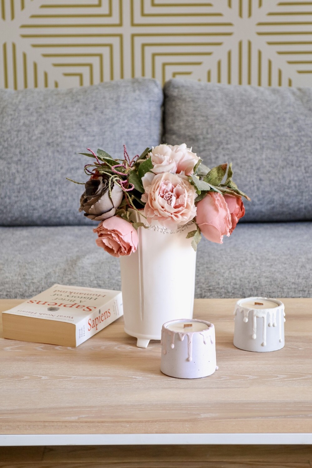 Sojų vaško žvakė SWEET MELT