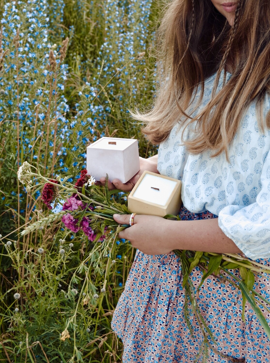 Kvadratinė žvakė & žvakės papildymas