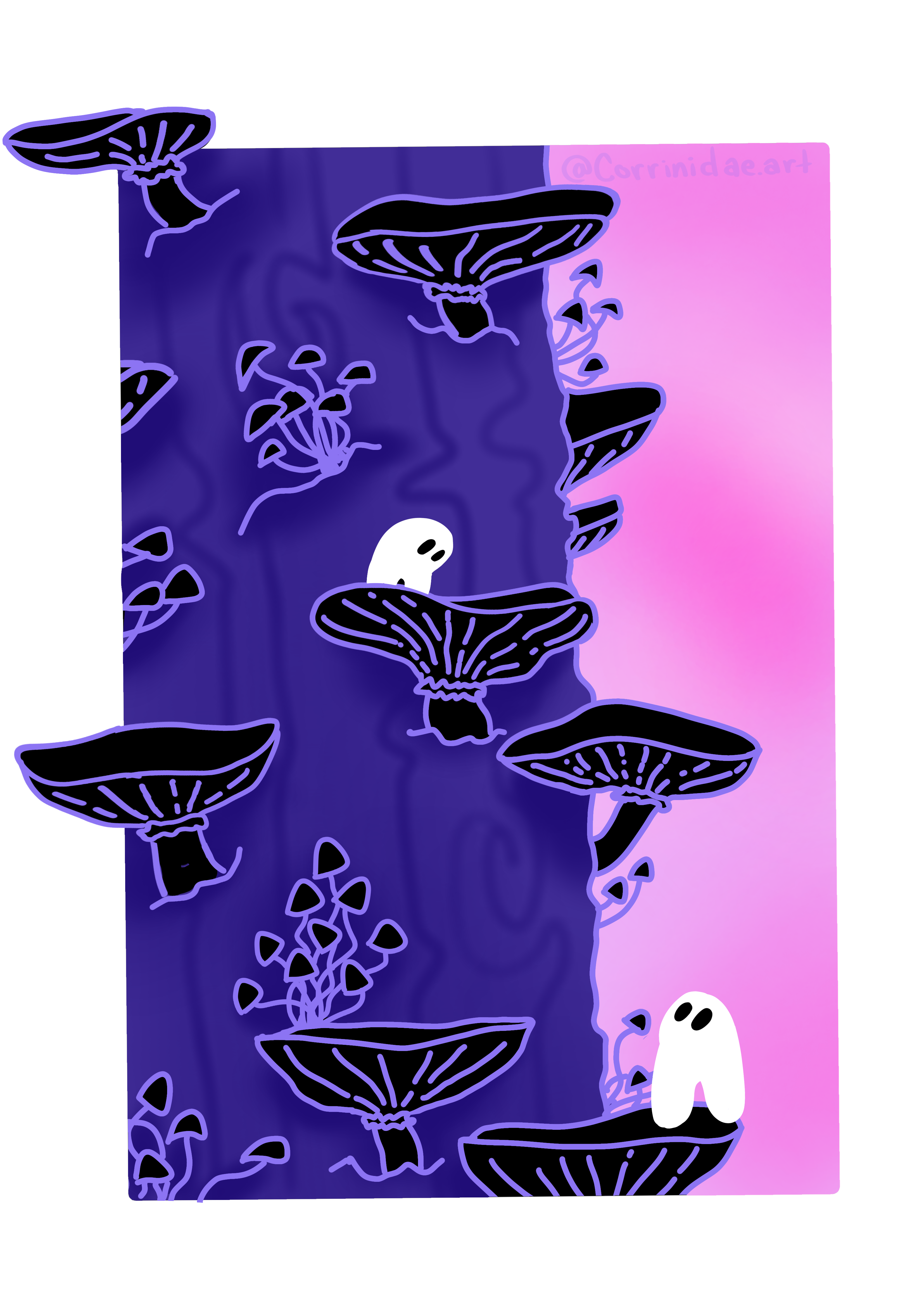 Fungi Nightcrawlers Sticker - PRE-ORDERS