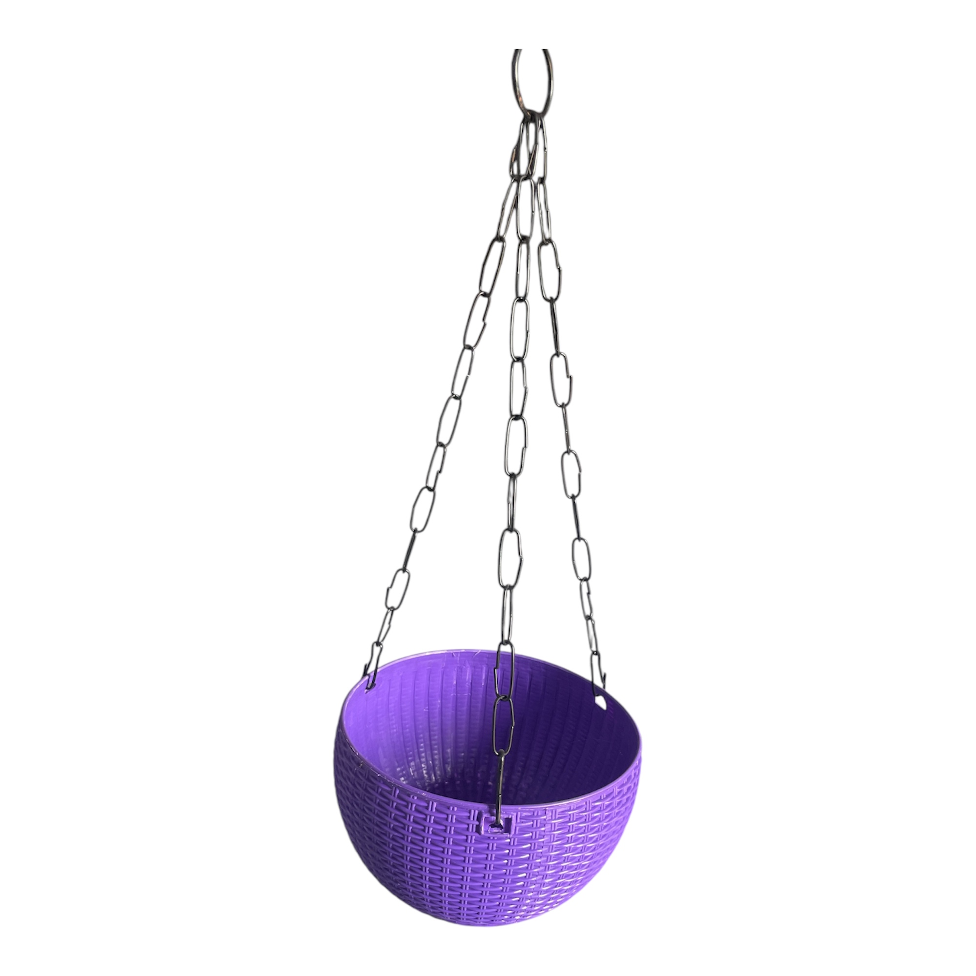 Rathan Hanging Pot with chain (Pack of 1)