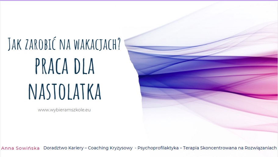 PREZENTACJA - Praca dla nastolatka
