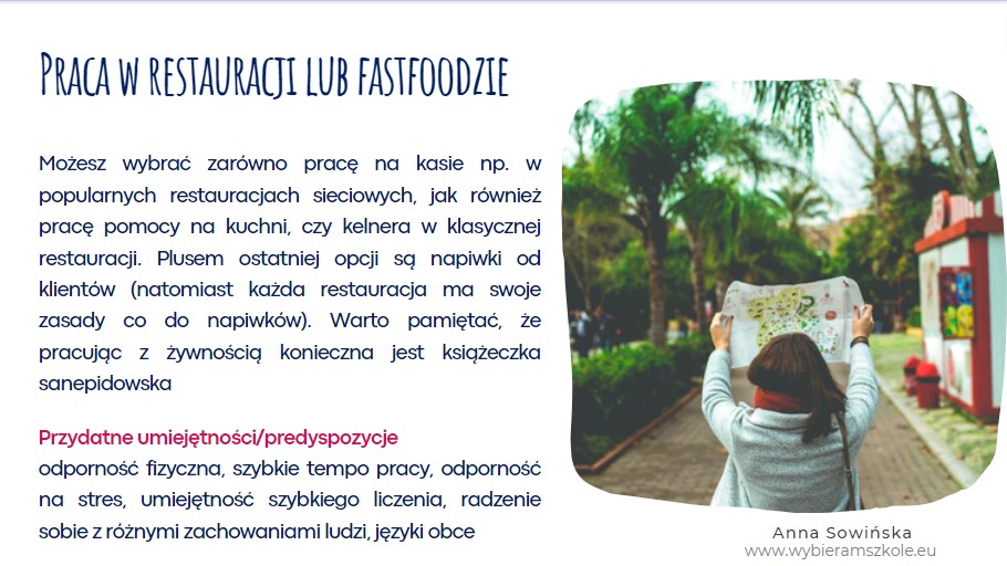 PREZENTACJA - Praca dla nastolatka