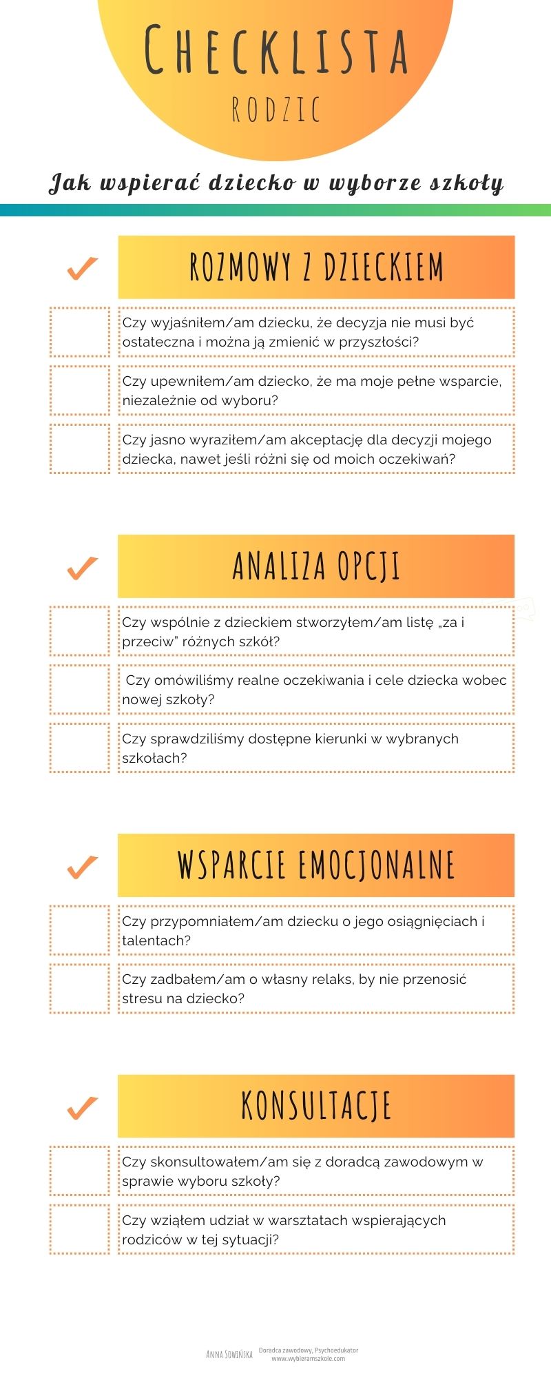 Jak wspierać dziecko w wyborze szkoły / Jak wybrać najlepszą szkołę dla siebie?