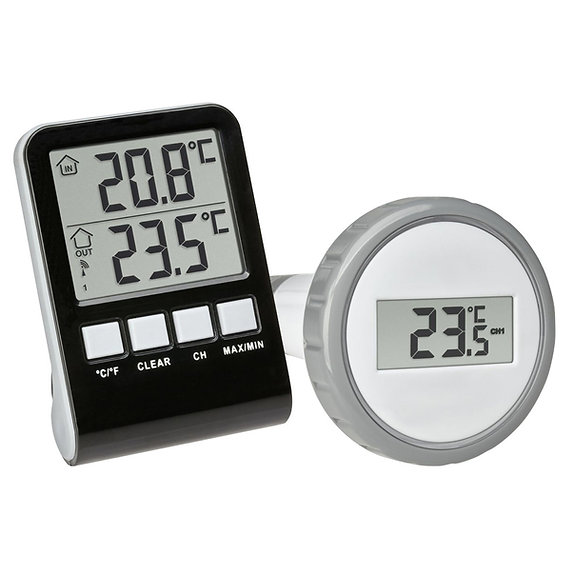 Wireless pool thermometer