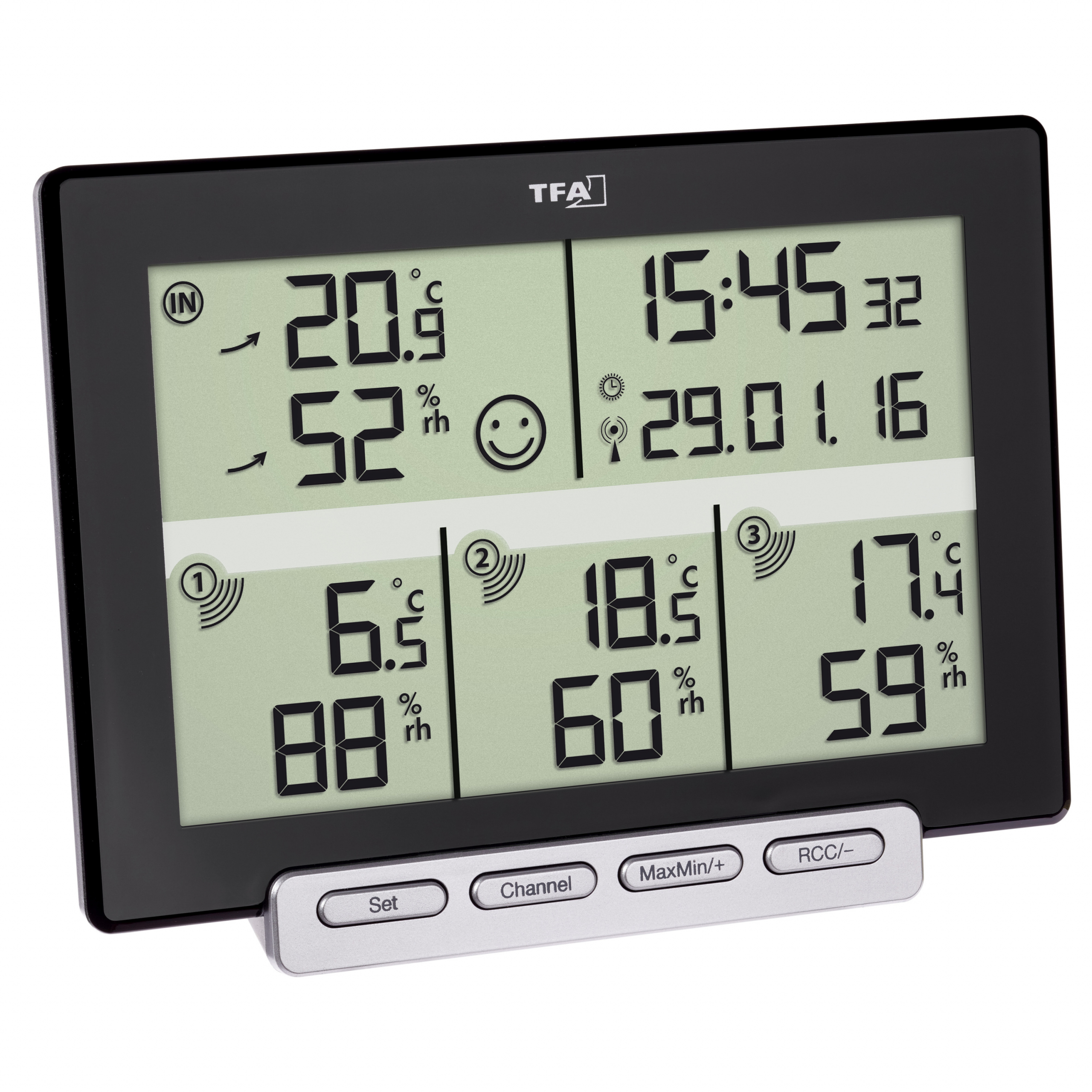 Wireless thermo-hygrometer