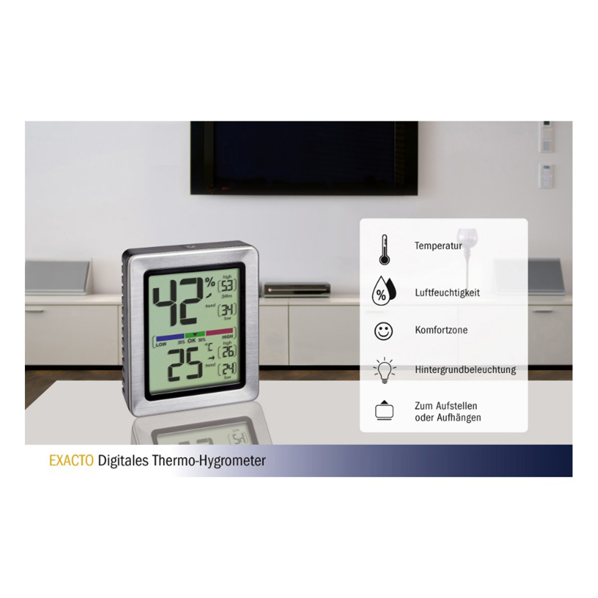 Digital thermo-hygrometer