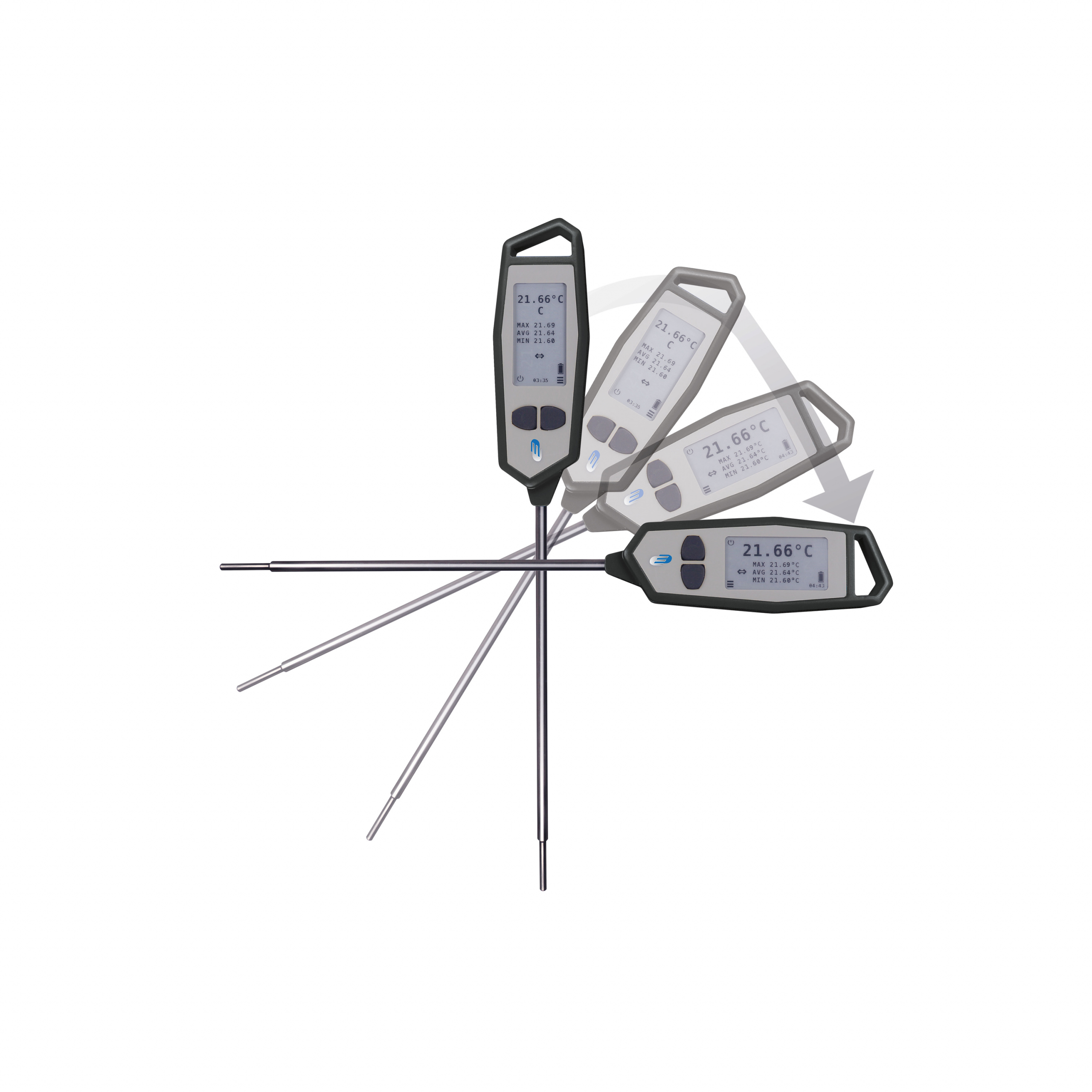 Digital precision probe thermometer