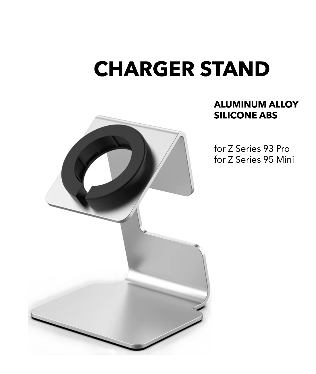 K1Q4 Charger Stand- Silver