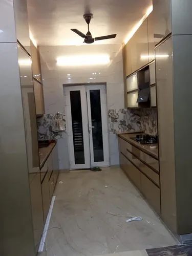 Contemporary Stainless Steel Modular Kitchen