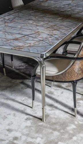 LUXURY Stainless Steel Dining Table
