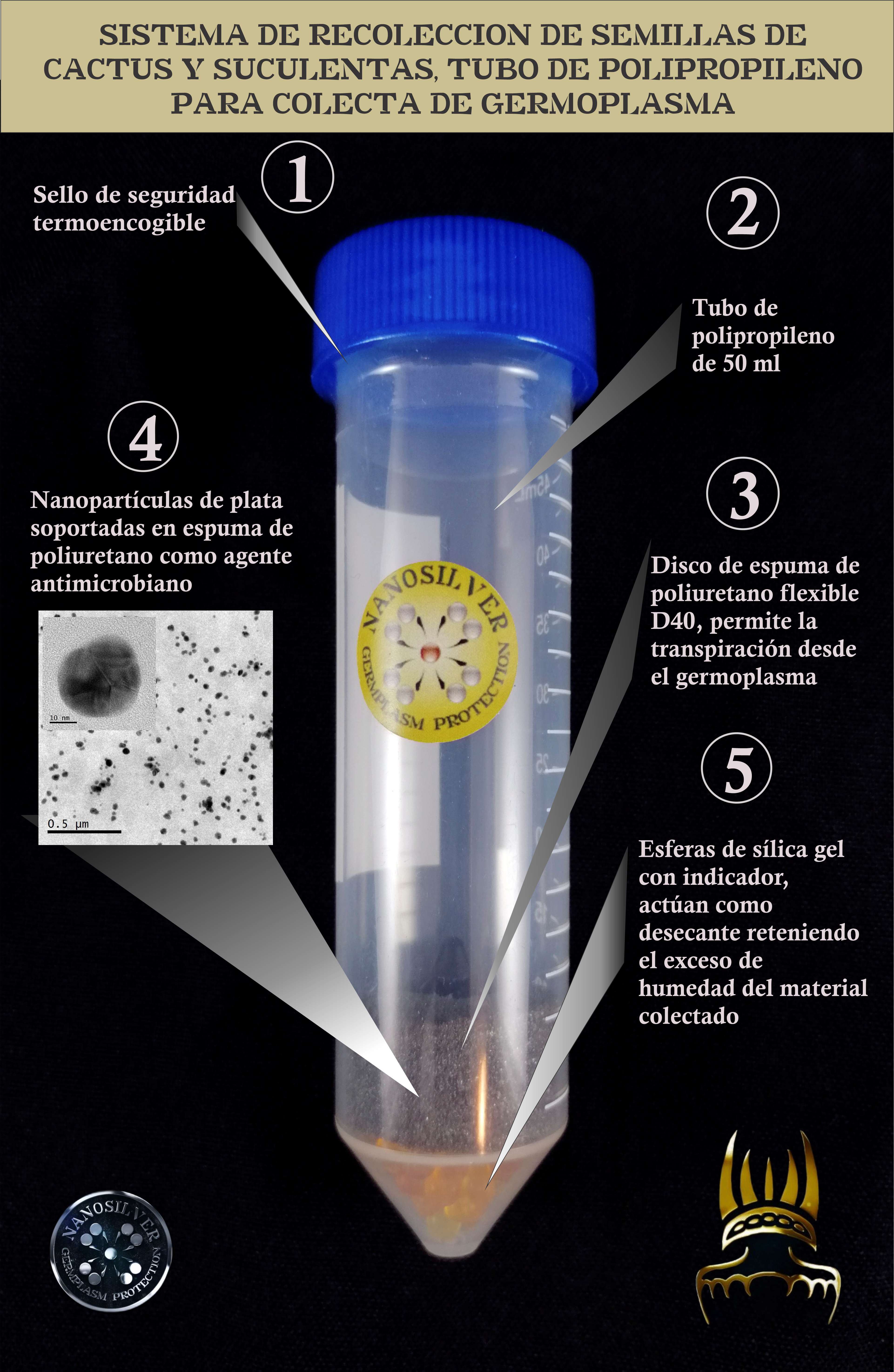 Sistema avanzado plus de recolección de frutos y semillas de cactus y suculentas