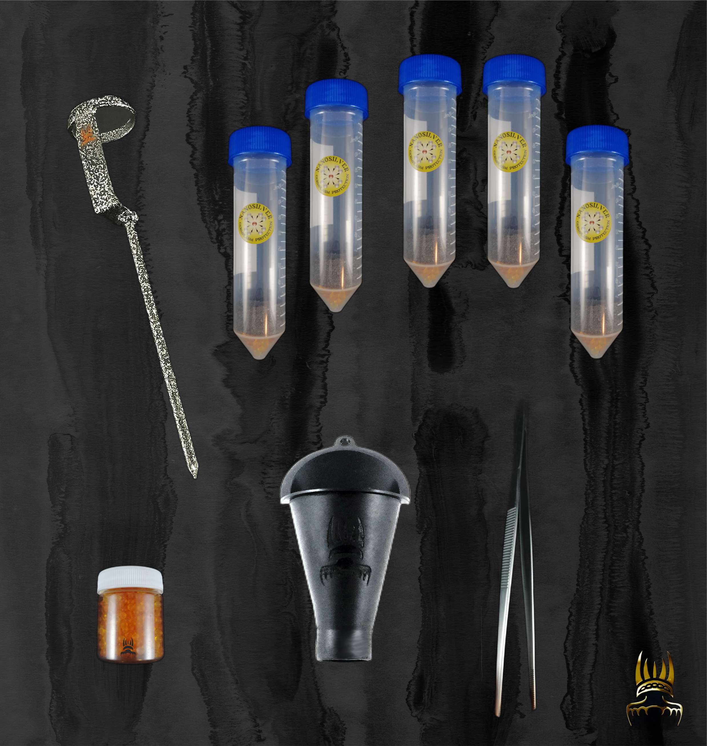 Sistema intermedio de recolección de frutos y semillas de cactus y suculentas