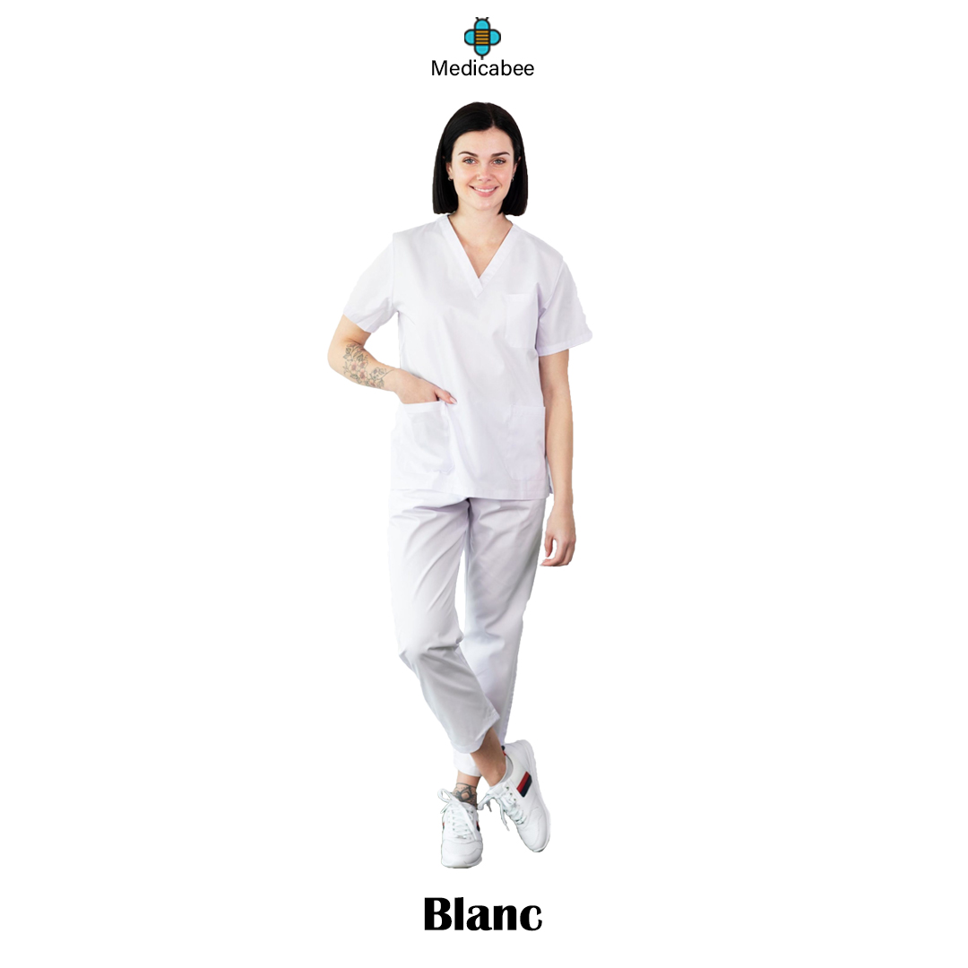 Tenue de bloc - Blanc