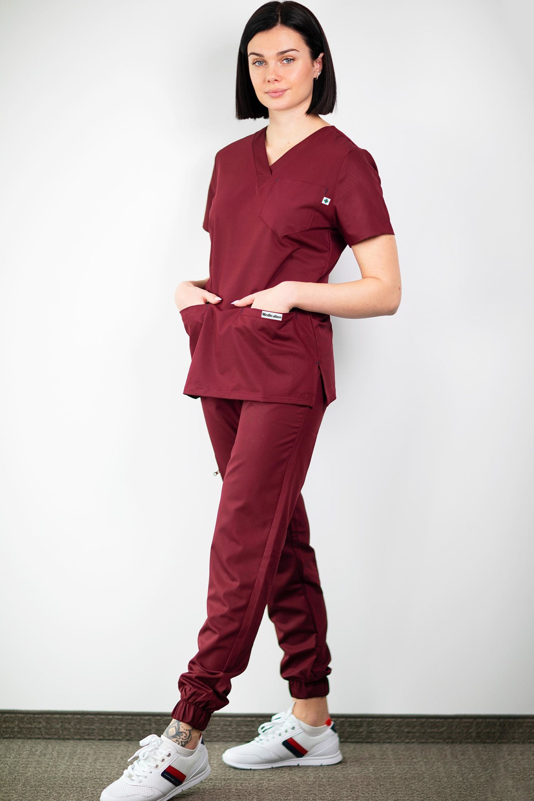 Tenue de bloc Bordeaux - SLIMFIT