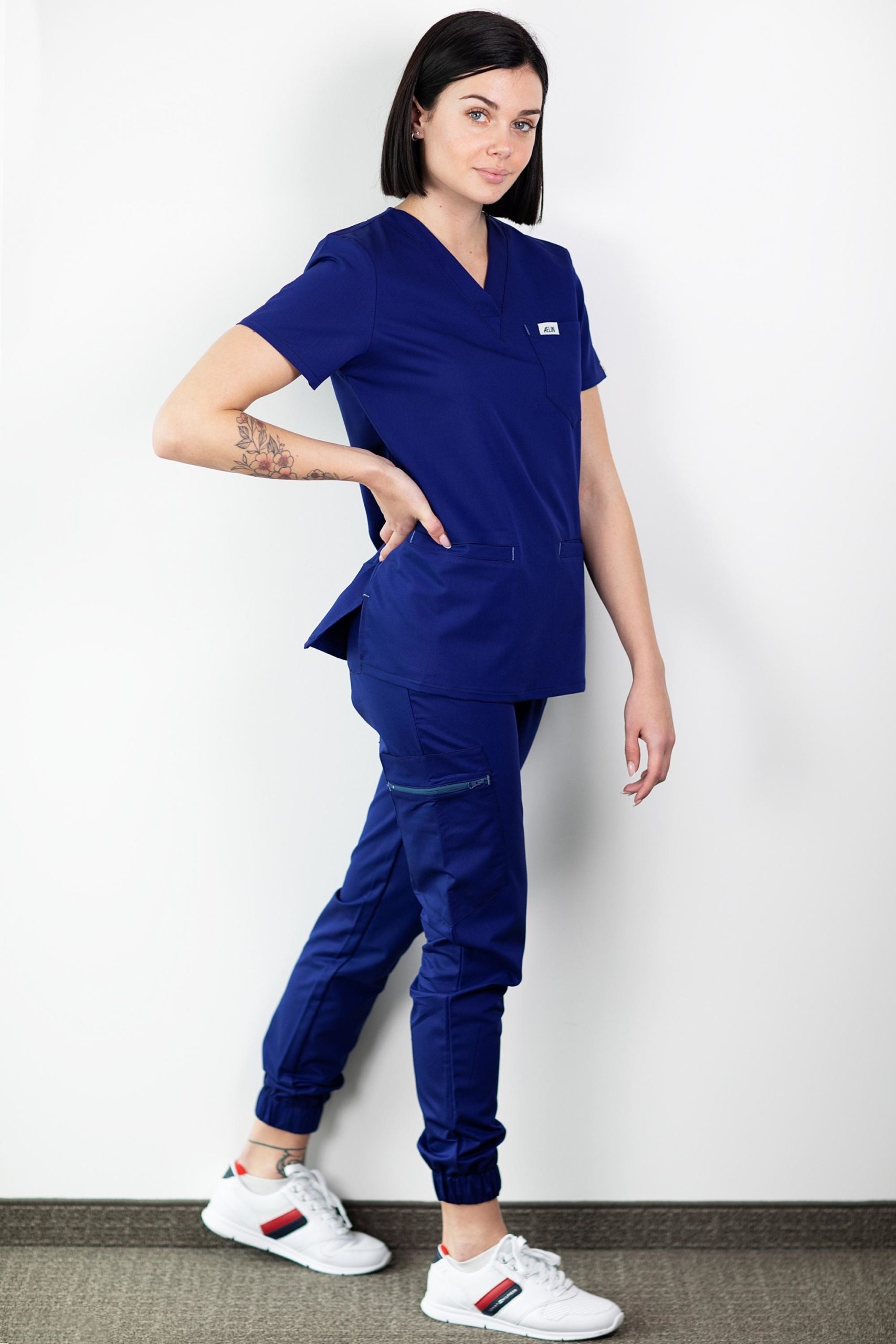 Tenue de bloc Bleu Roi - SLIMFIT