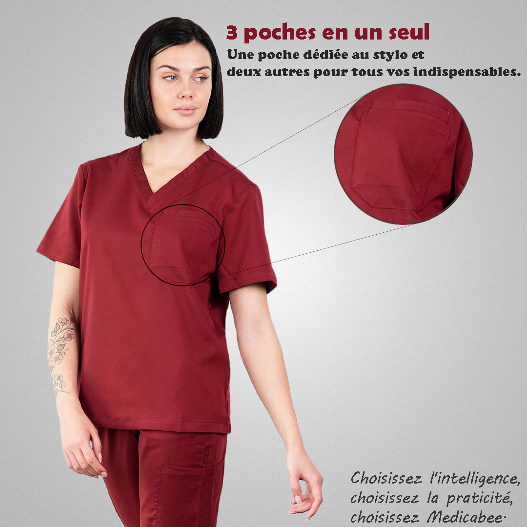 Tenue de bloc Bordeaux - Standard