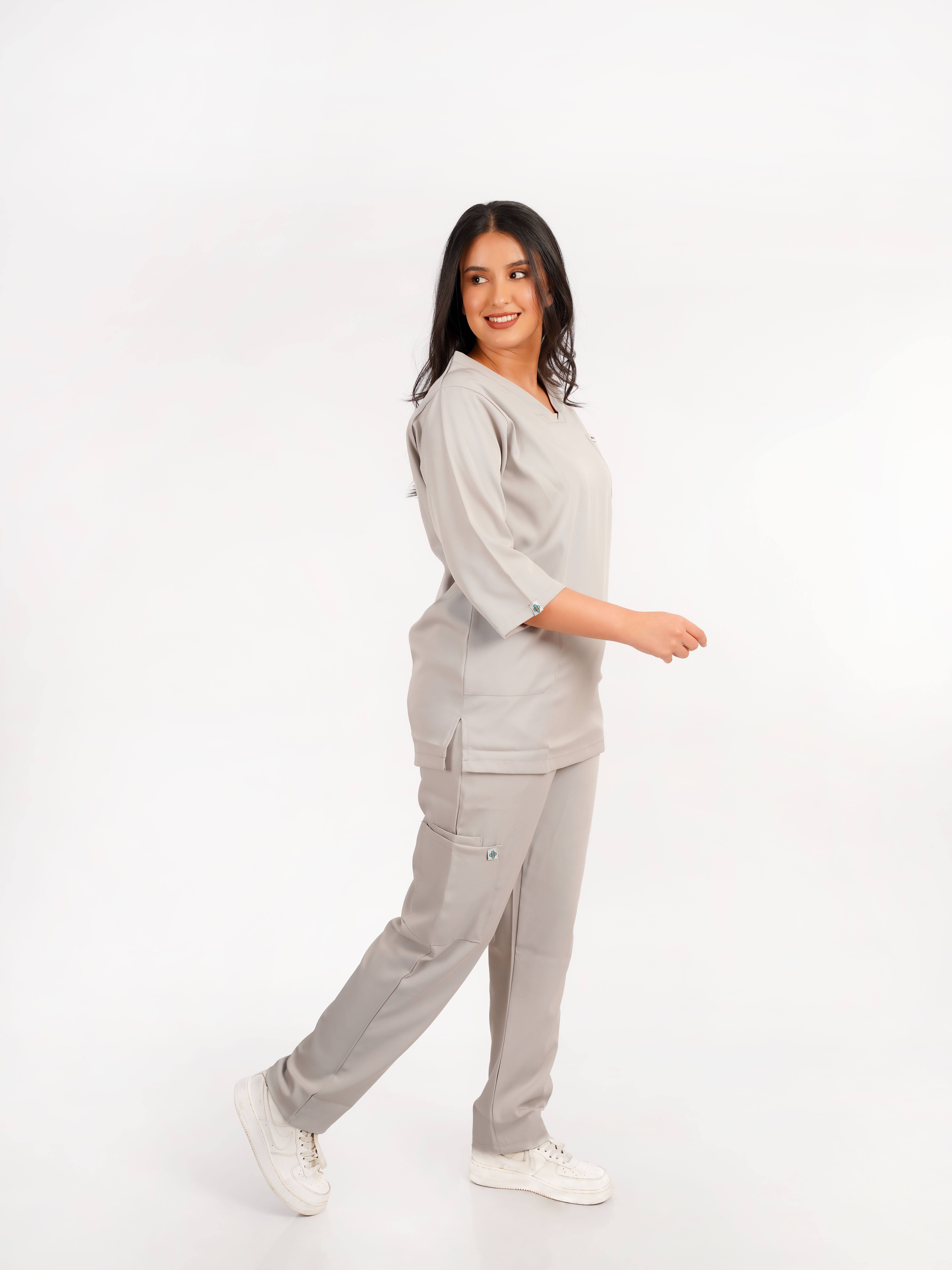 Tenue de bloc Gris Clair - Collection HIJAB 2.0