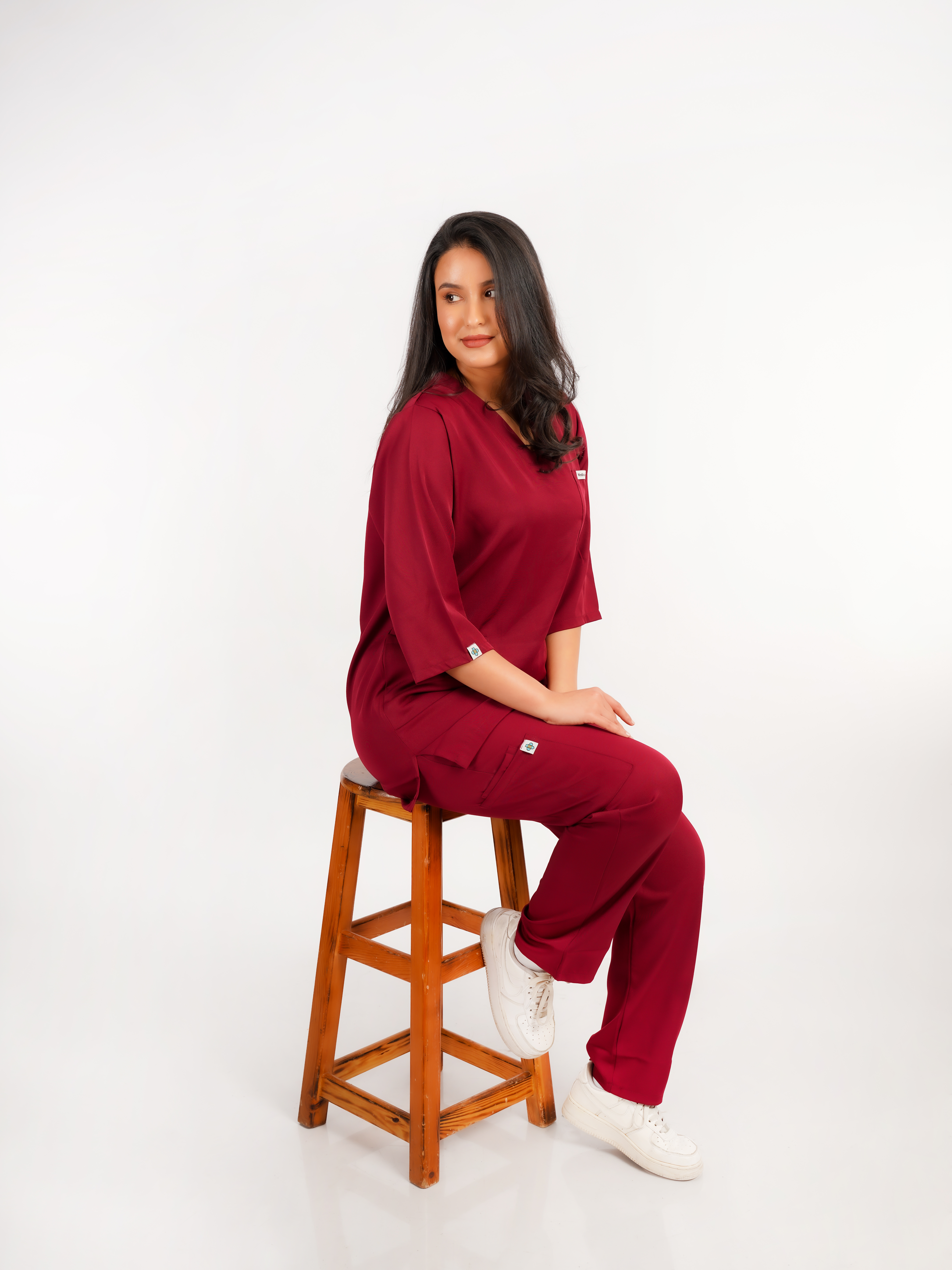 Tenue de bloc Bordeaux - Collection HIJAB 2.0