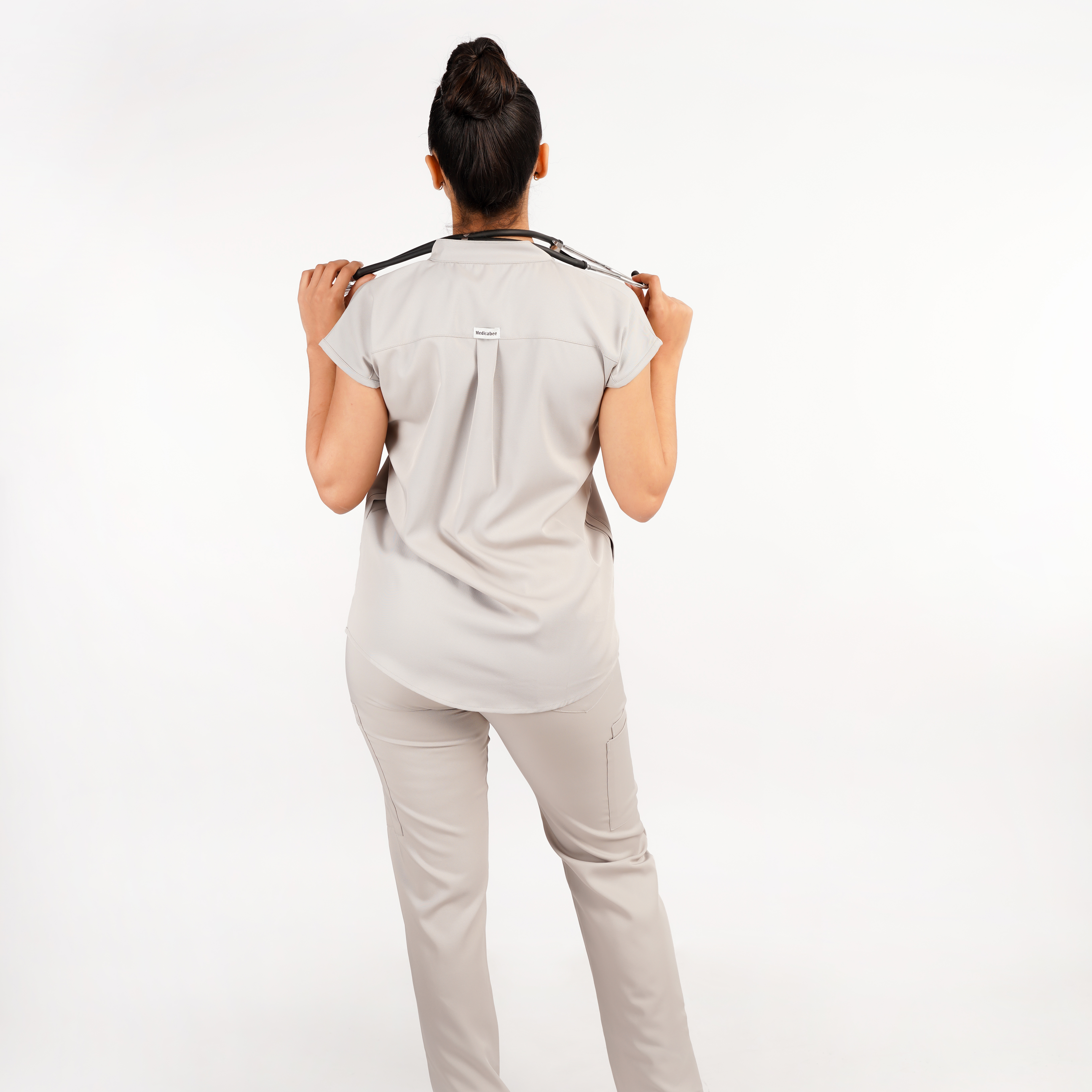 Tenue de Bloc Femme – ELITE | Gris Clair