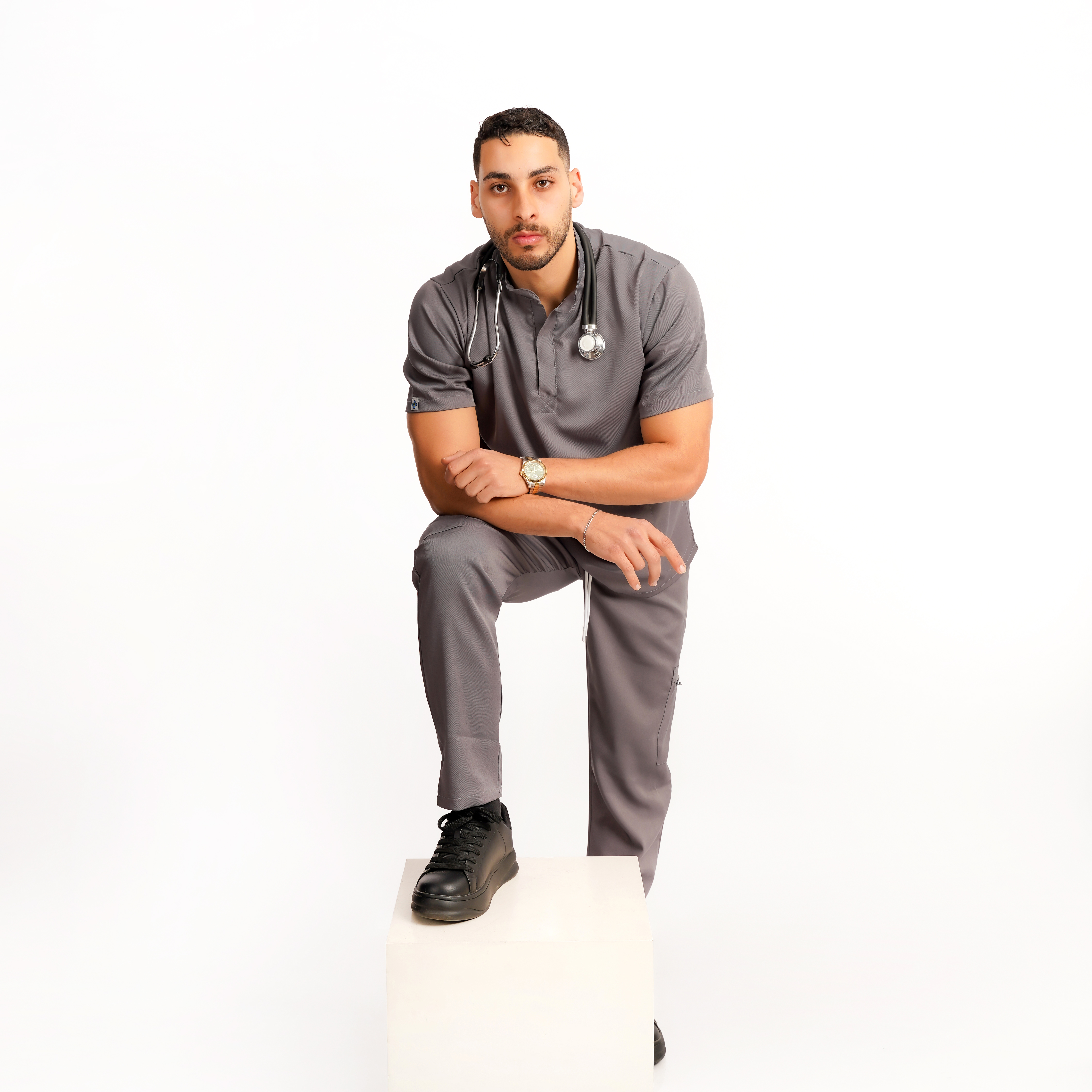 Tenue de Bloc Homme – ELITE | Gris Charbon