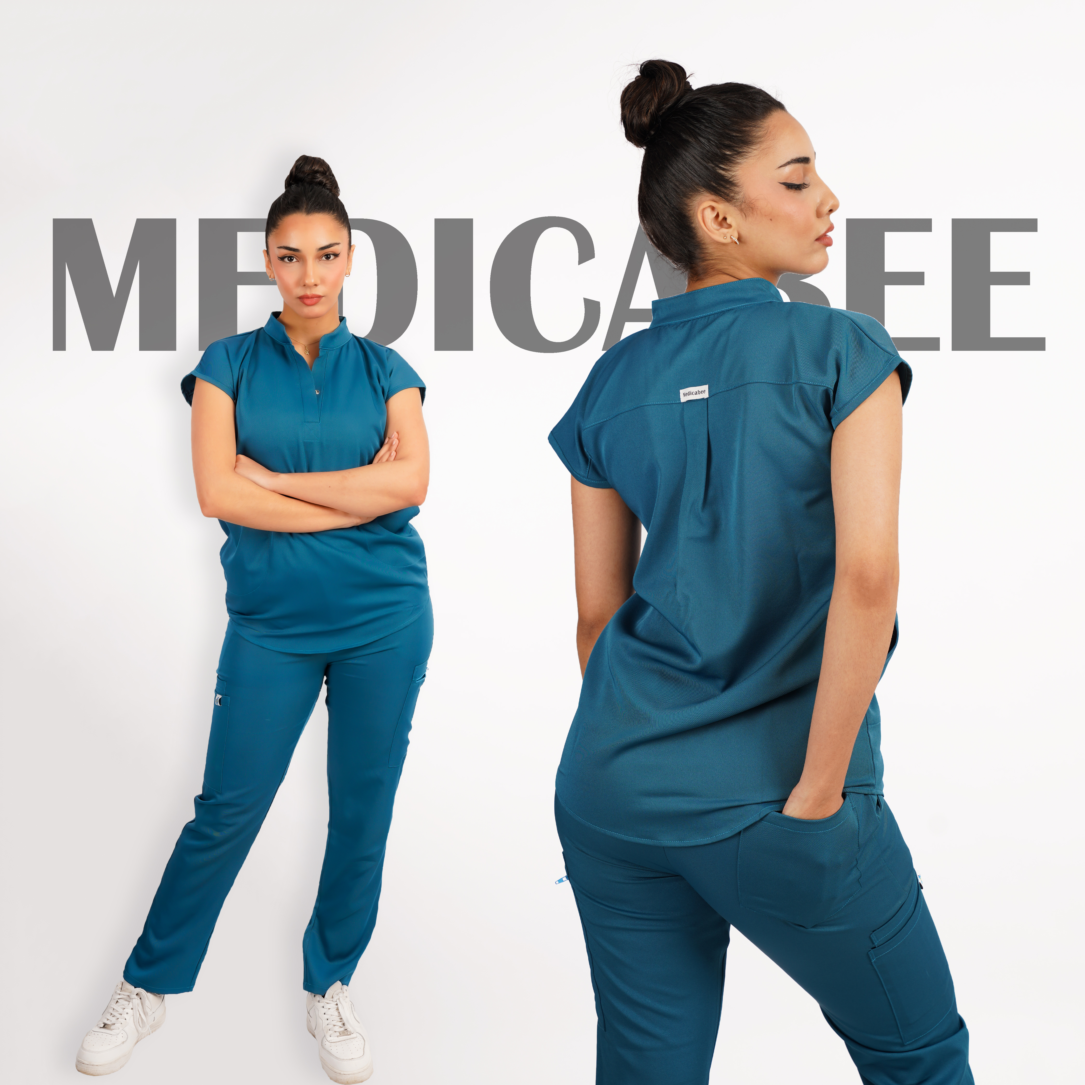 Tenue de Bloc Femme – ELITE | Bleu Pétrole