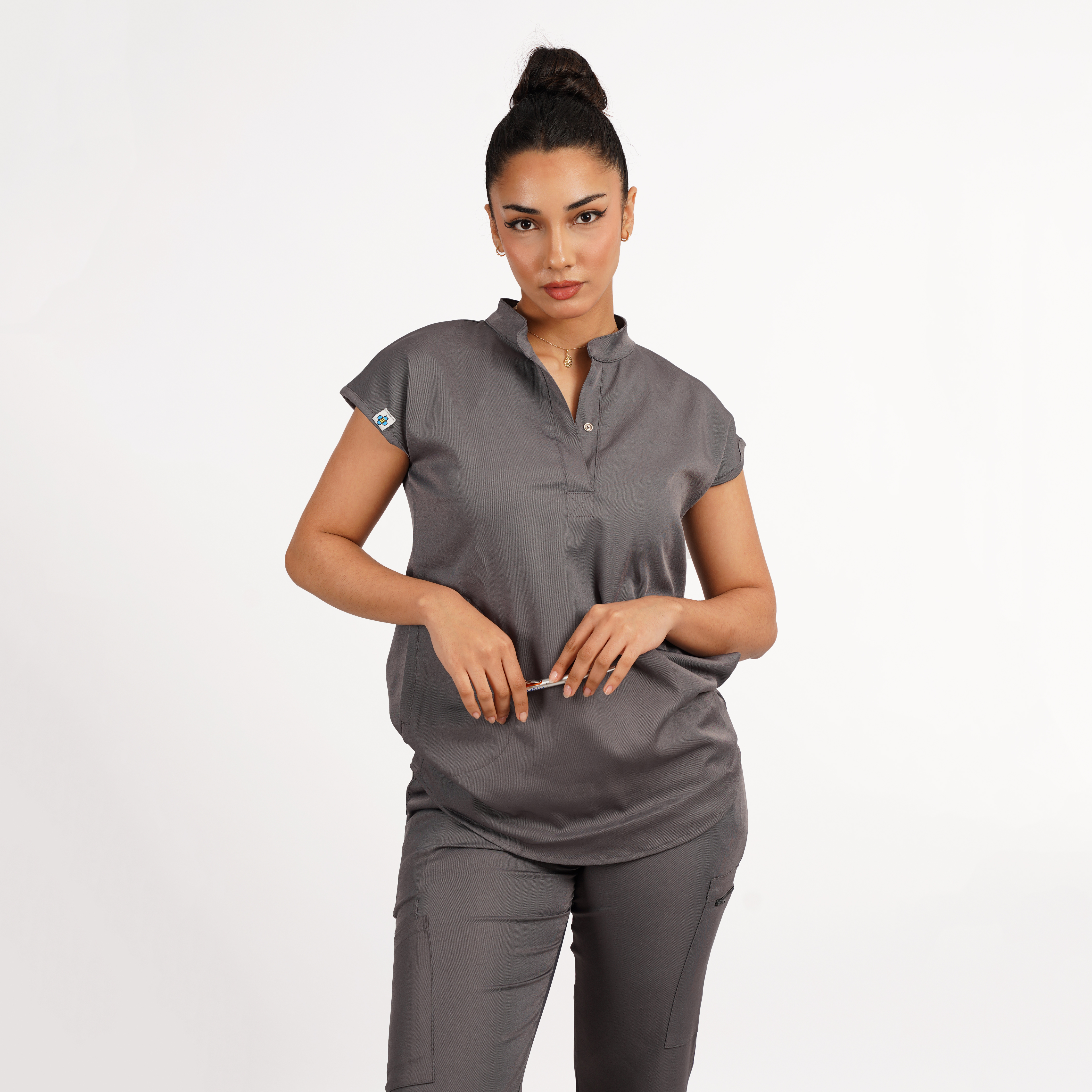 Tenue de Bloc Femme – ELITE | Gris Charbon