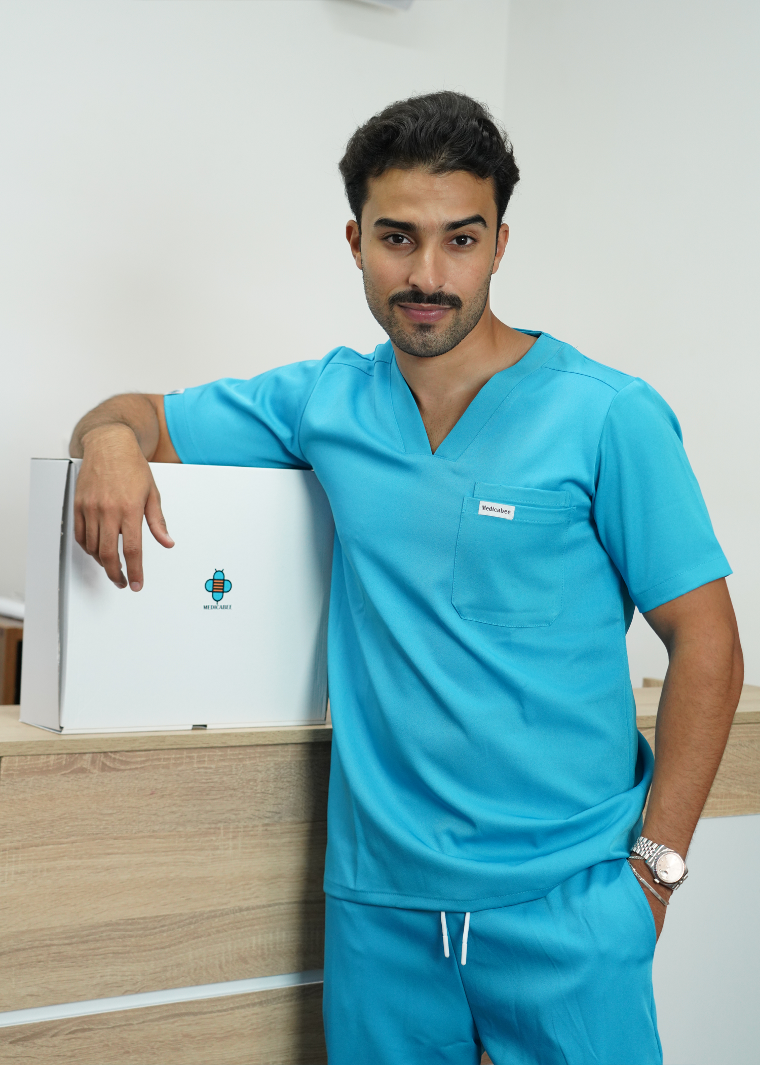 Tenue de bloc - MEDFIT Enhanced | Bleu Turquoise