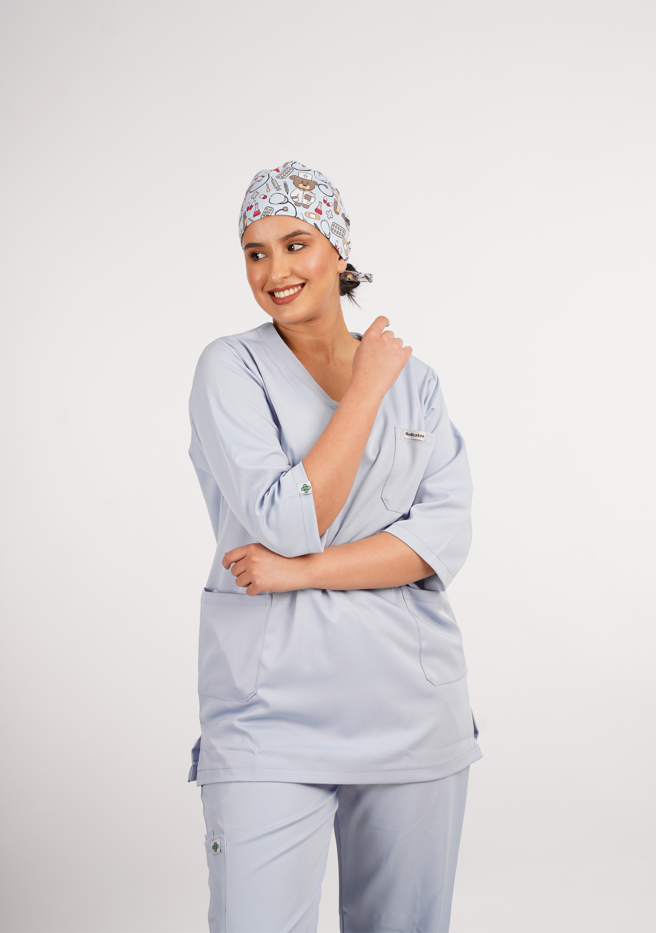 Tenue de bloc Bleu Ciel - Collection Hijab 2.0