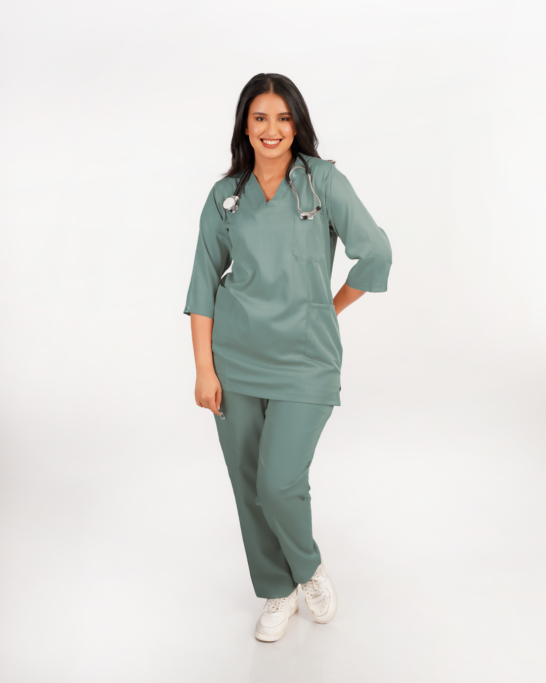 Tenue de bloc HIJAB 2.0 - Vert Celadon