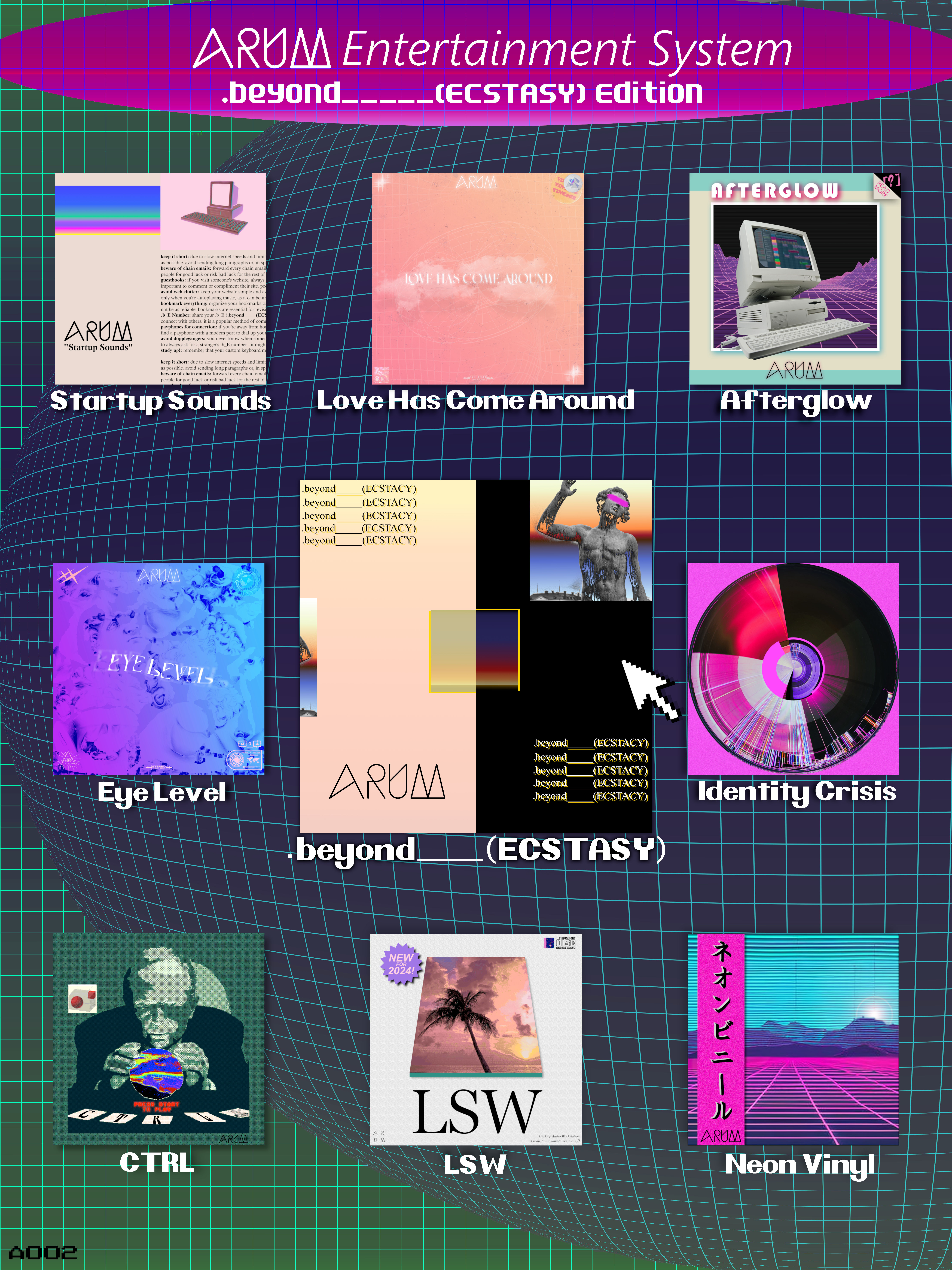 '.beyond_____(ECSTASY)' Arum Entertainment System Poster