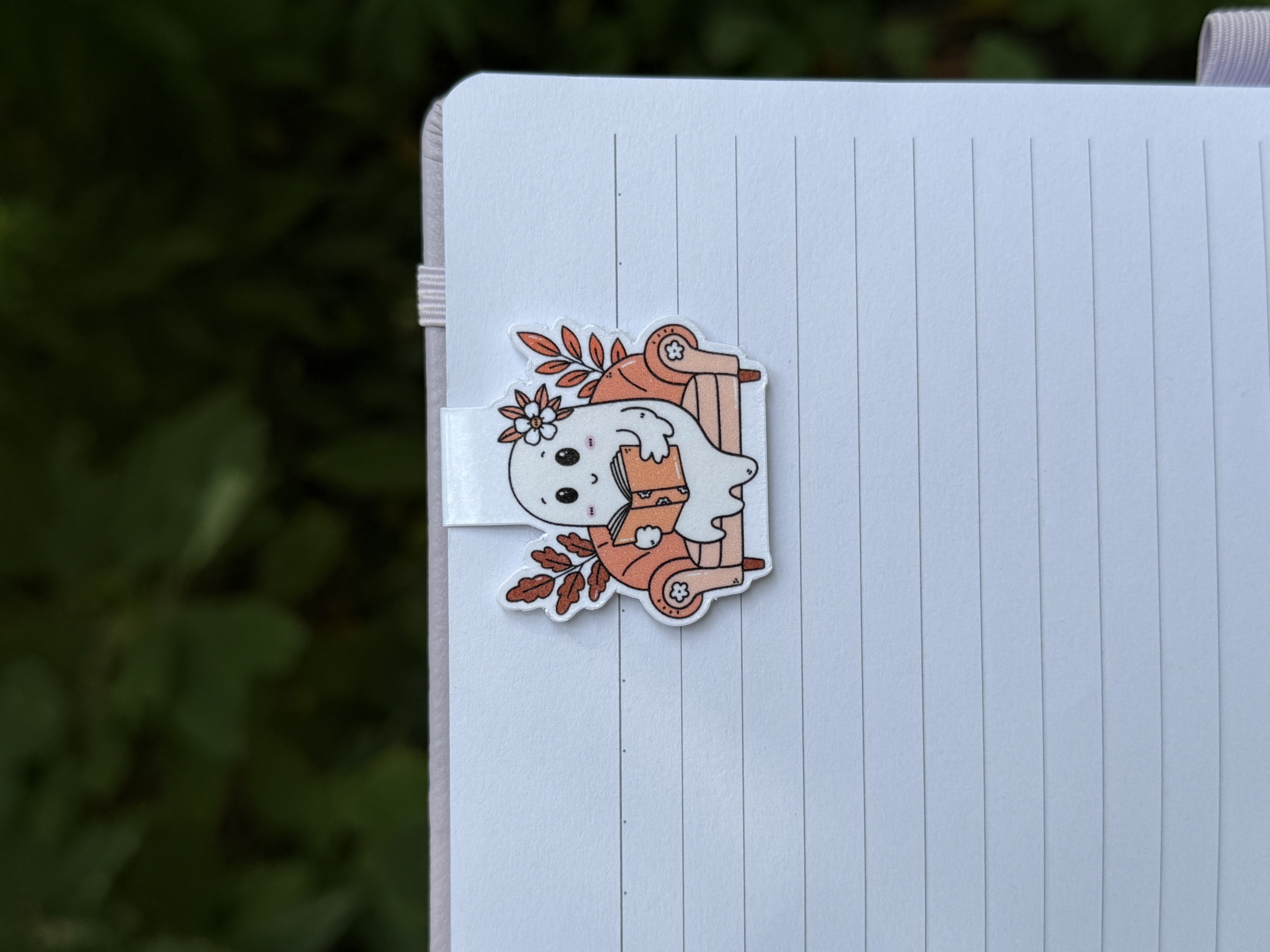 Ghost Mini-Marks™ Magnetic Bookmark Set of 3 – Cute Spooky Fall Bookish Accessories