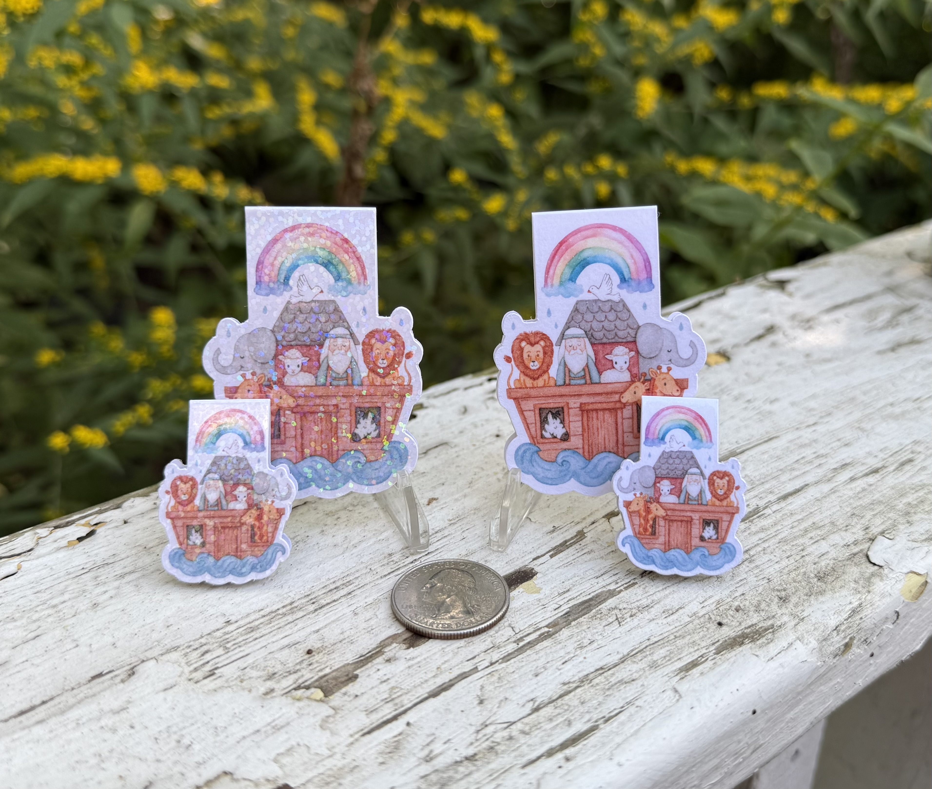 Noah’s Ark Magnetic Bookmark – Mini-Marks™ Miniature or Full Size