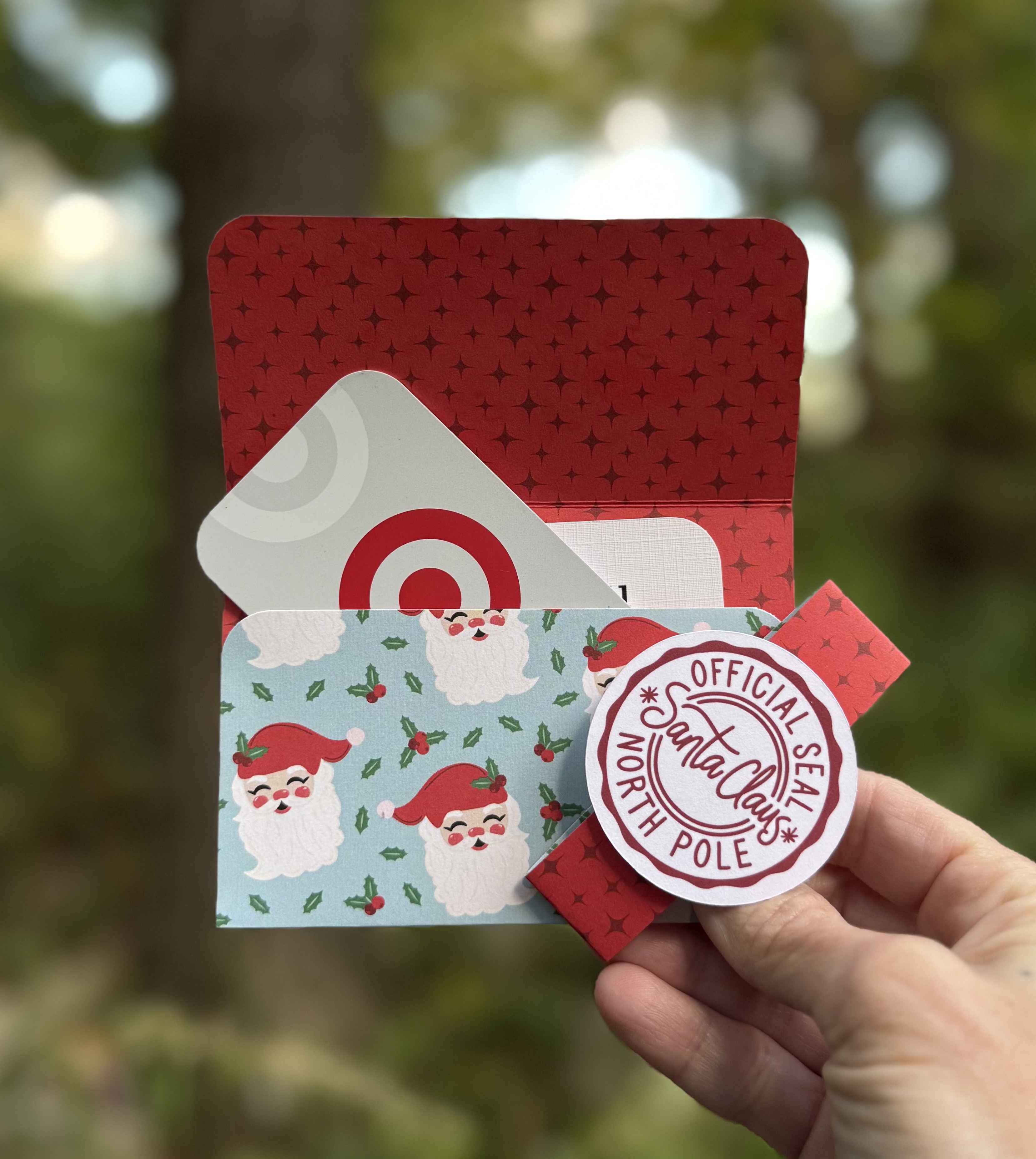 Handmade Santa Said You Sleighed This Year Funny Christmas Gift Card Holder