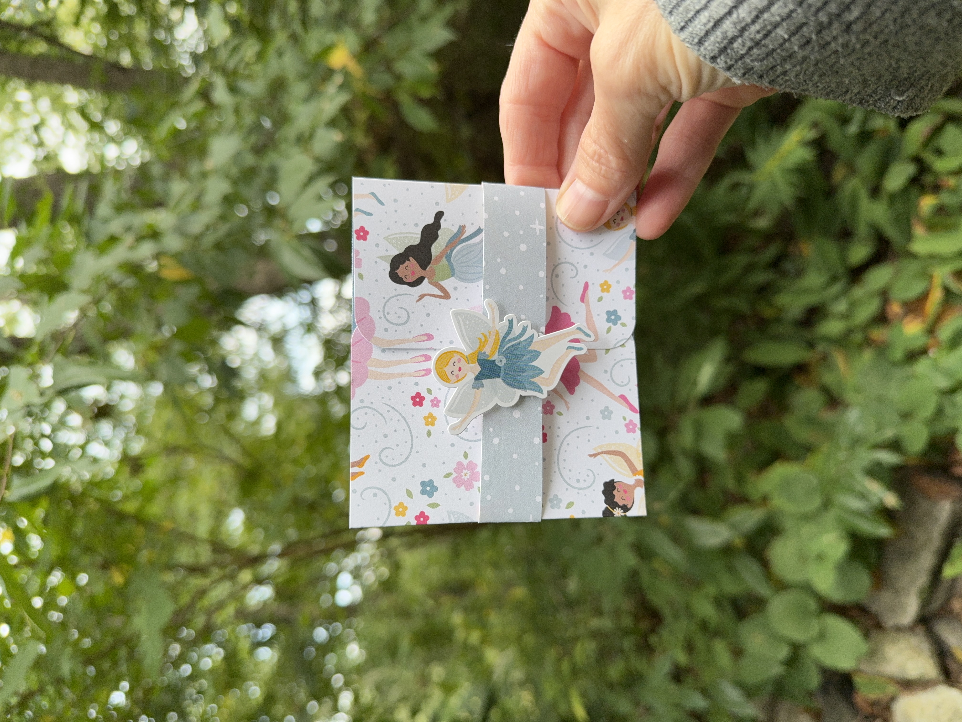 Handmade Whimsical Fairy Themed All Occasion Gift Card Holder