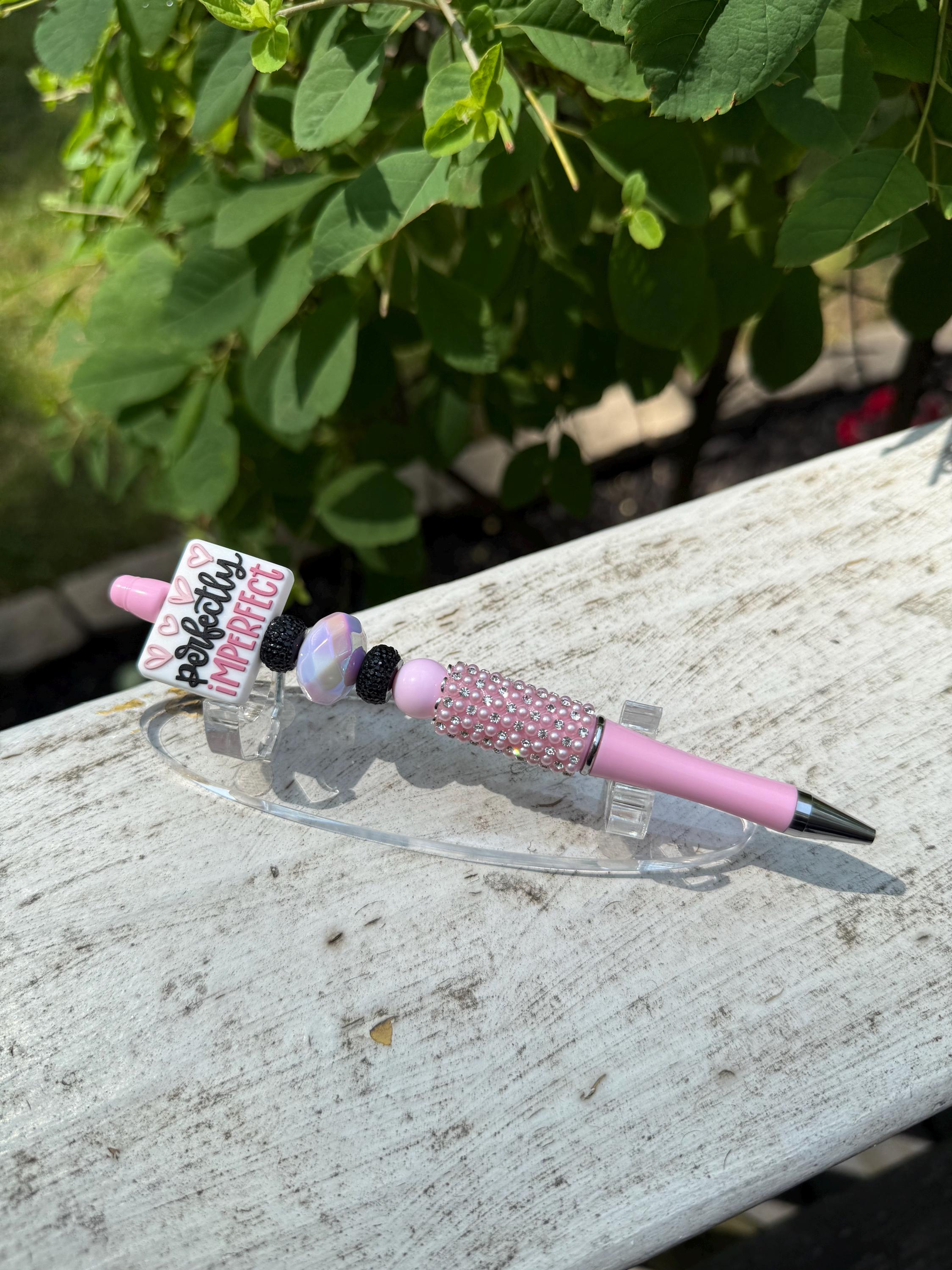 Perfectly Imperfect Hand Beaded Pen