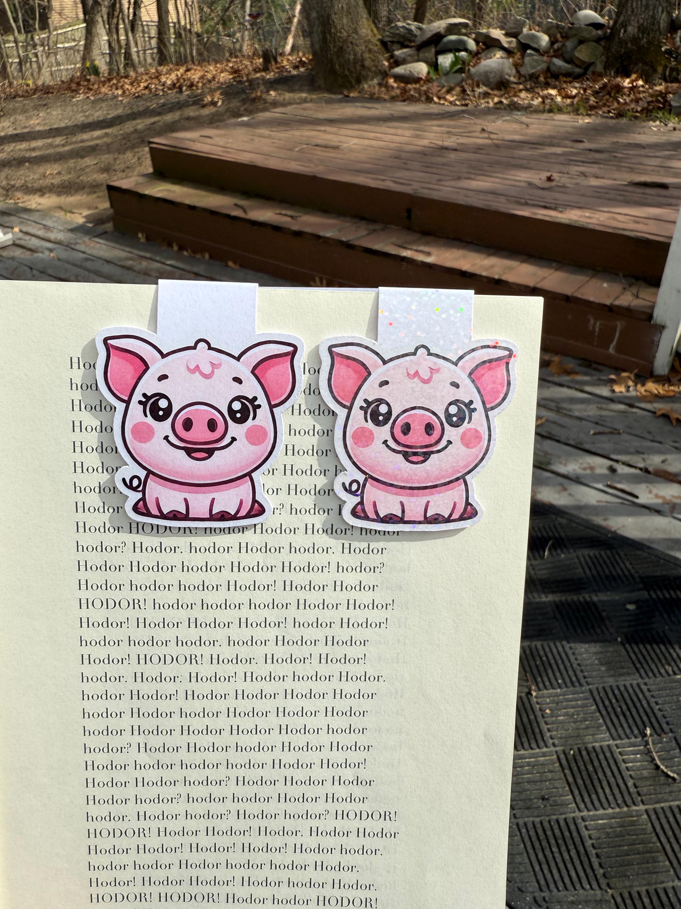 Barnyard Animals Matching Bookmark Set of 4