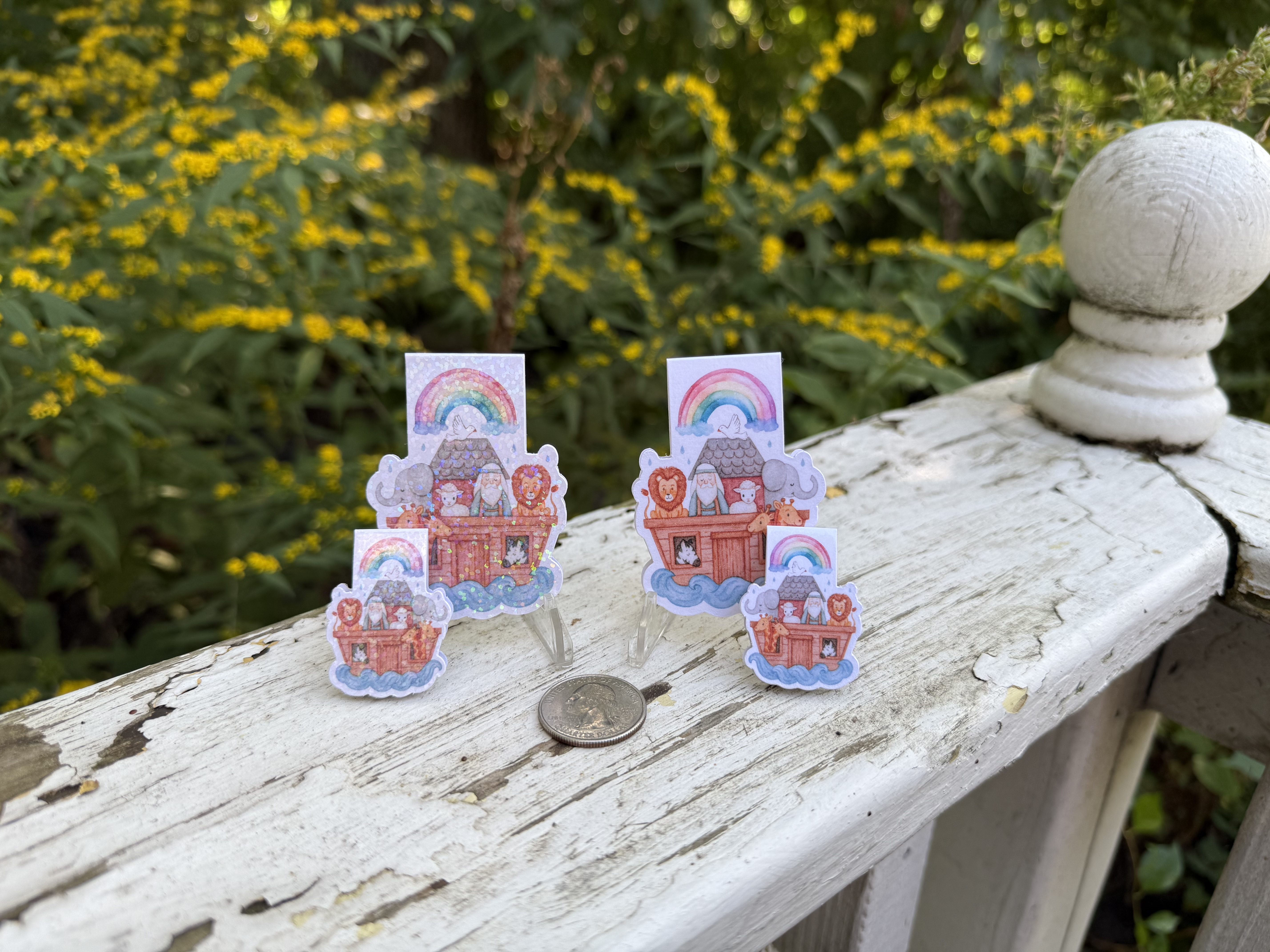 Noah’s Ark Magnetic Bookmark – Mini-Marks™ Miniature or Full Size