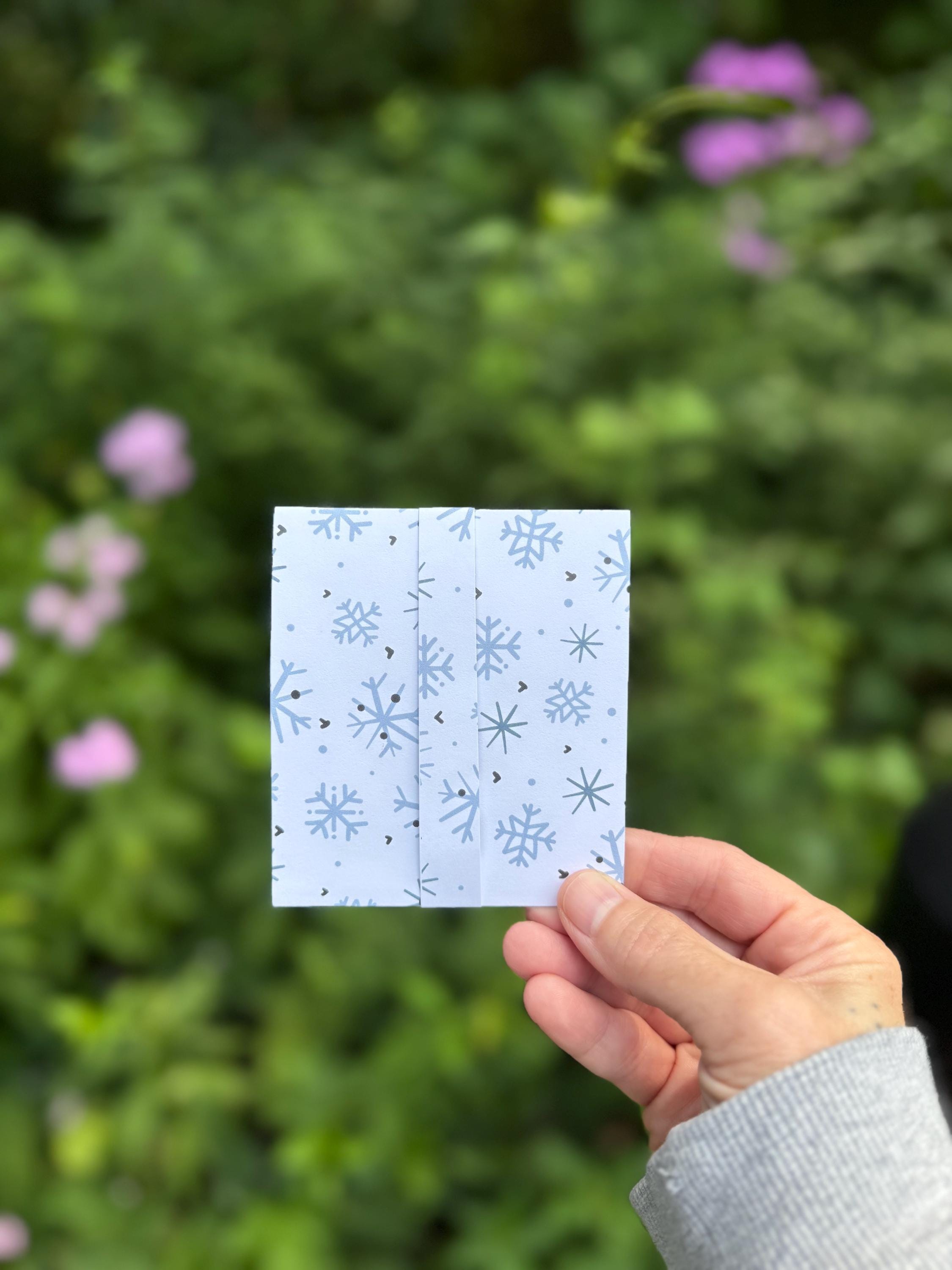 Winter Wonderland Handmade Gift Card Holder, With or Without Ornament Hanger