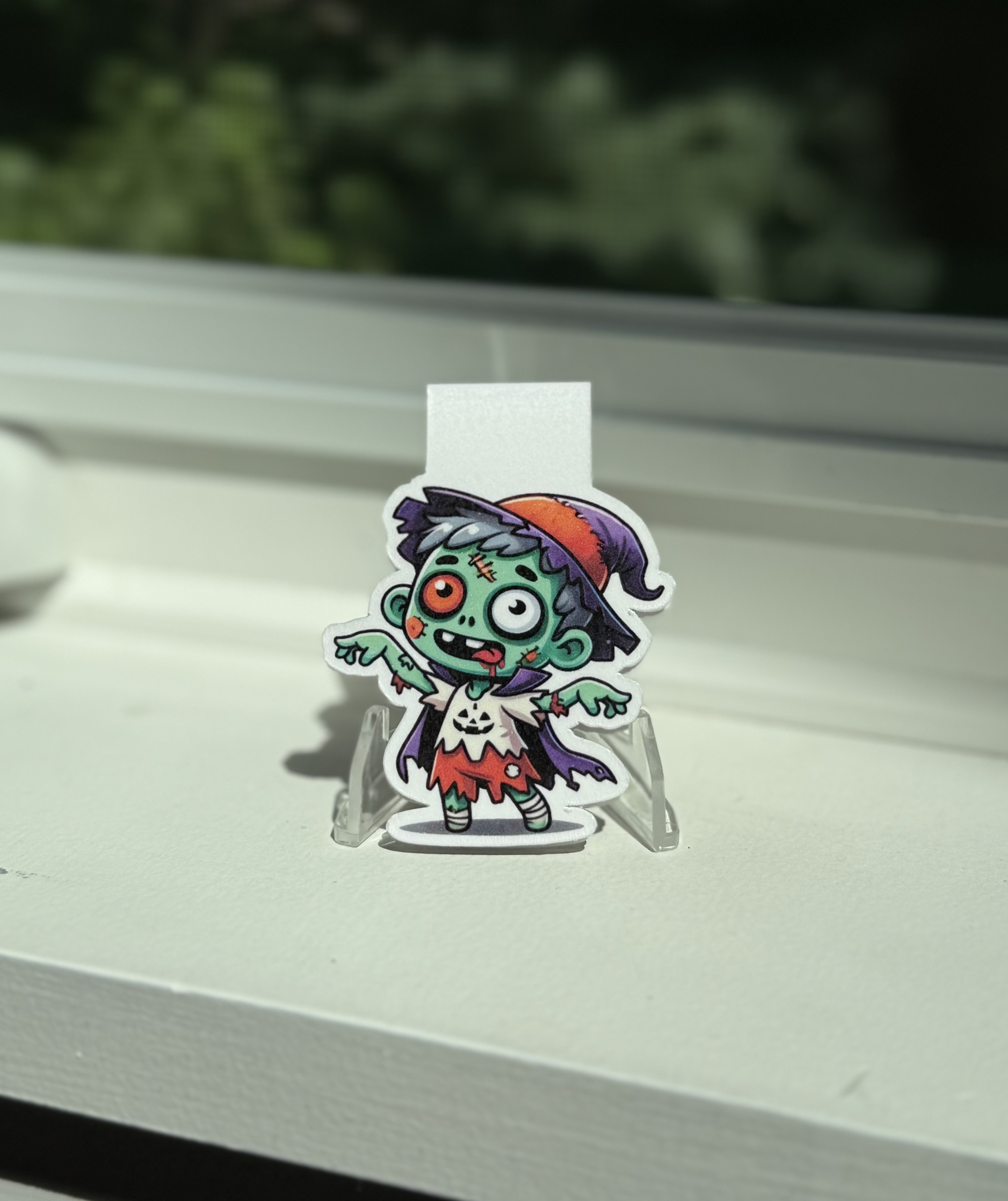 Super Scary Zombie Magnetic Bookmark